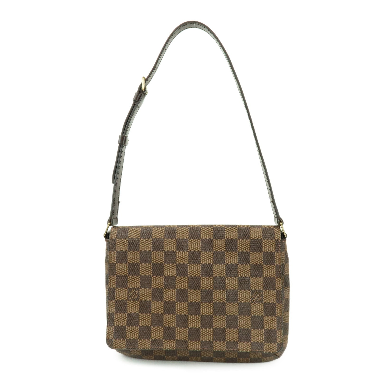 Louis Vuitton Damier Musette Tango Shoulder Bag Damier Ebene N51301