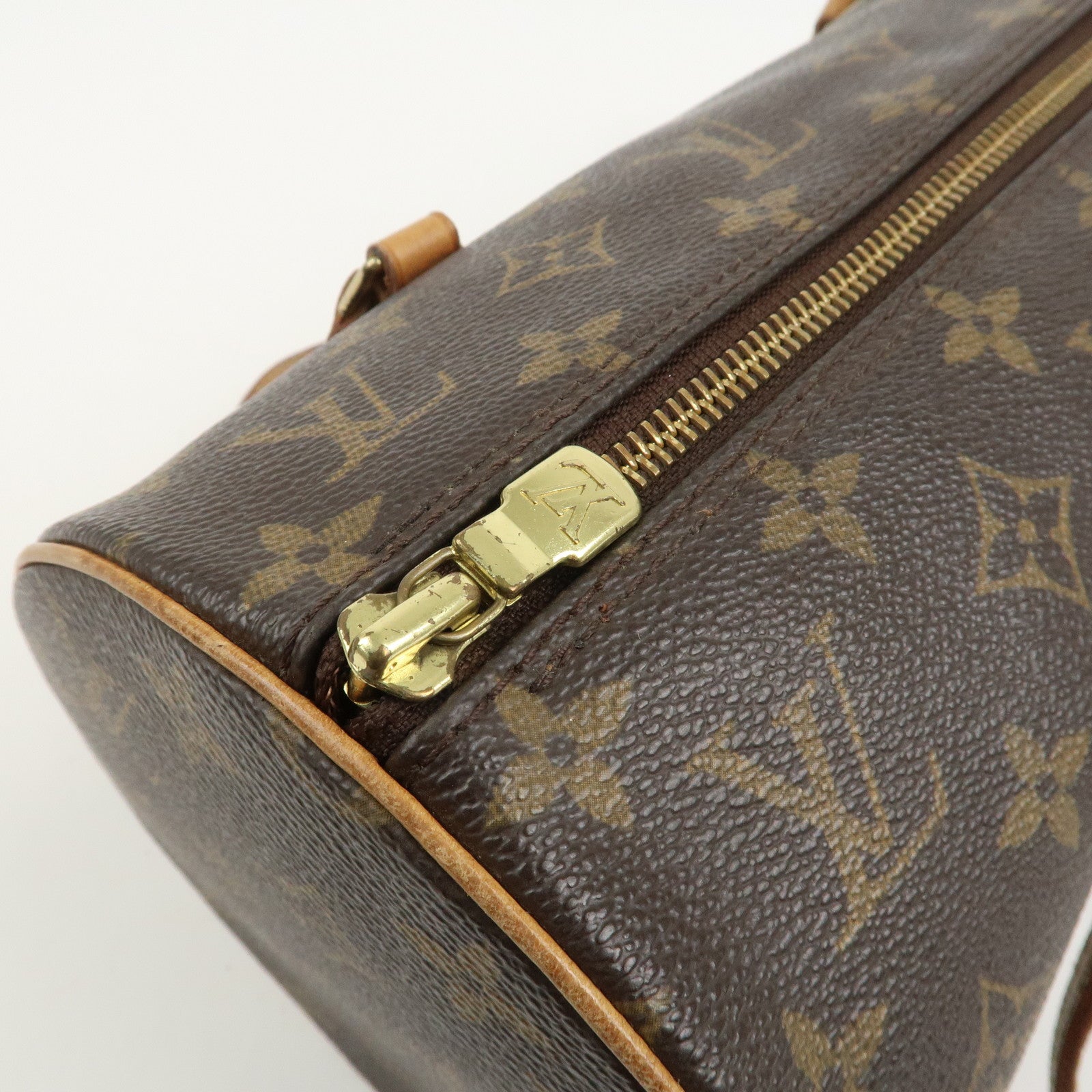 Louis Vuitton Monogram Papillon 30 Hand Bag New Style Brown M51385