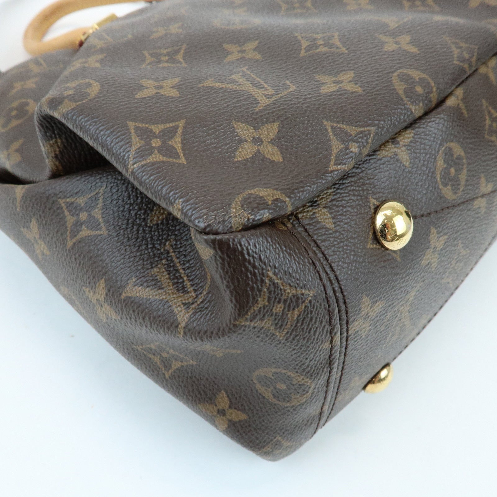 Louis Vuitton Monogram Pallas Hand Bag Shoulder Bag Avana M40907