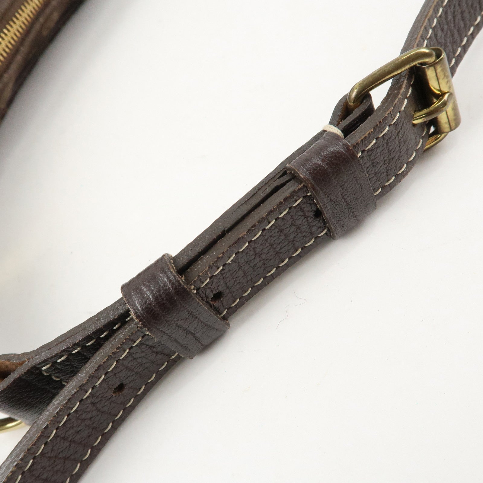 Louis Vuitton Monogram Mini Lin Boulogne Shoulder Bag Brown M95225 Used