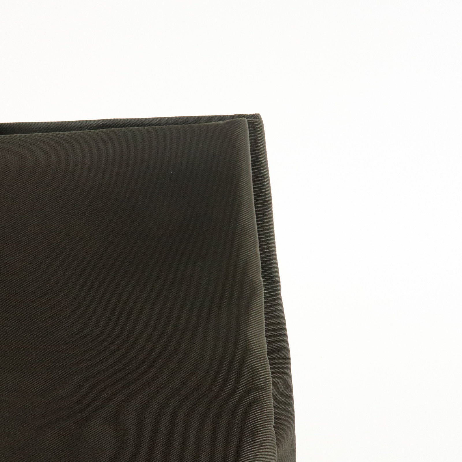 PRADA Triangle Logo Nylon Tote Bag Hand Bag Brown