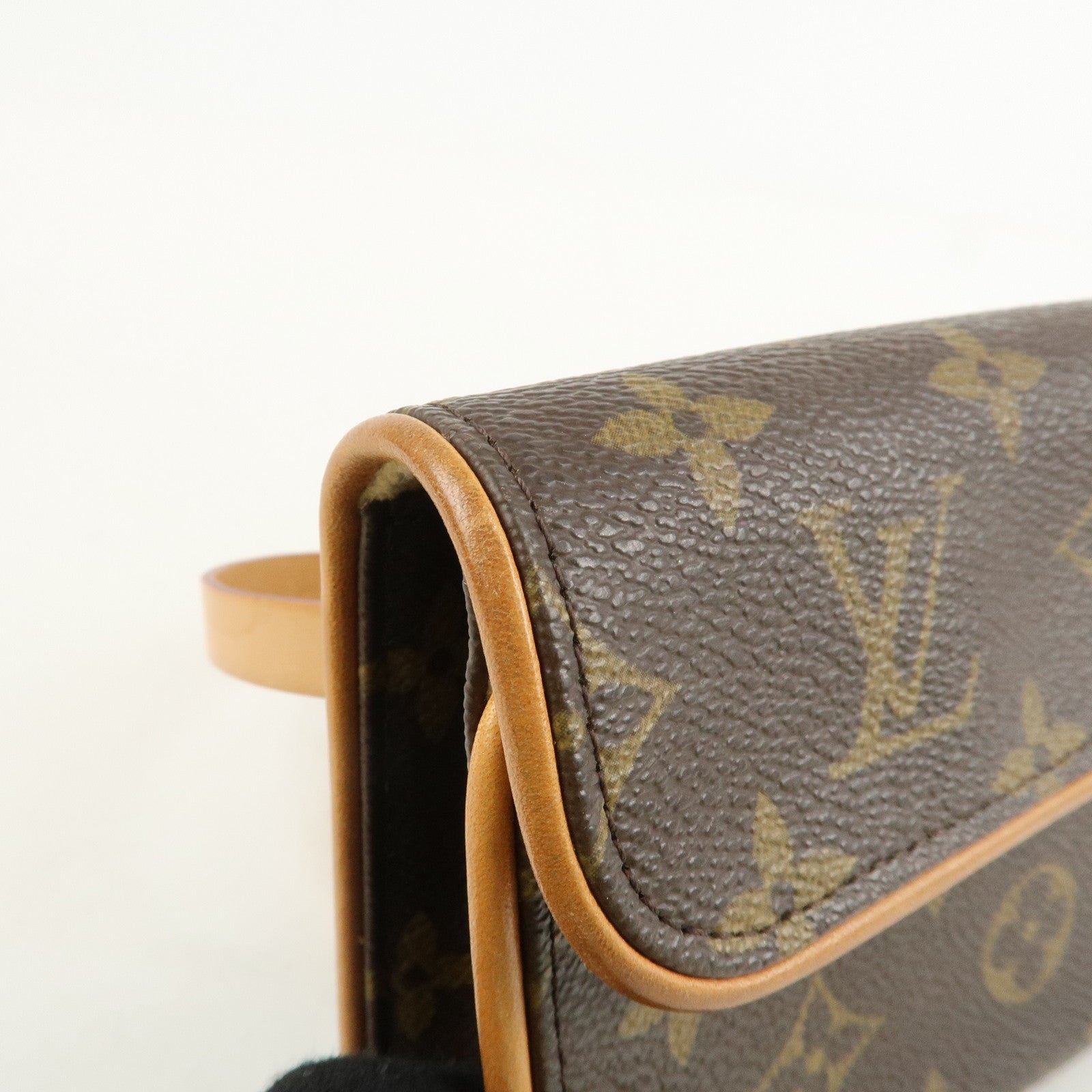 Louis Vuitton Monogram Pochette Florentine Waist Bag Belt XS M51855 Used