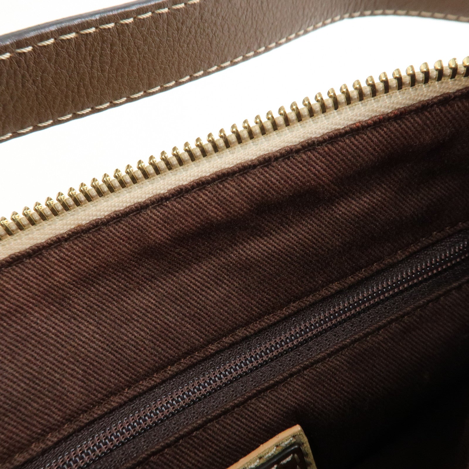 LOEWE Anagram Canvas Suede Leather Shoulder Bag 160th Anniverssary Used