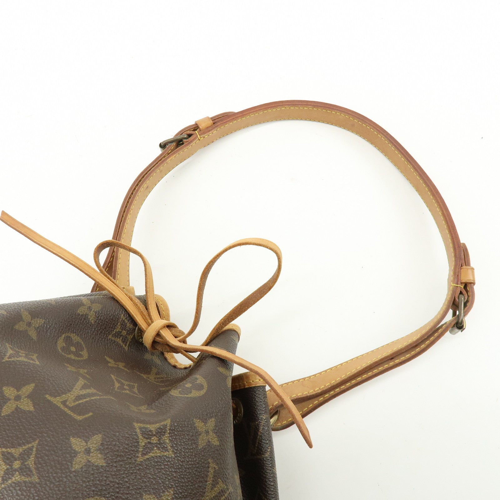 Louis Vuitton Monogram Petit Noe Shoulder Bag Brown M42226