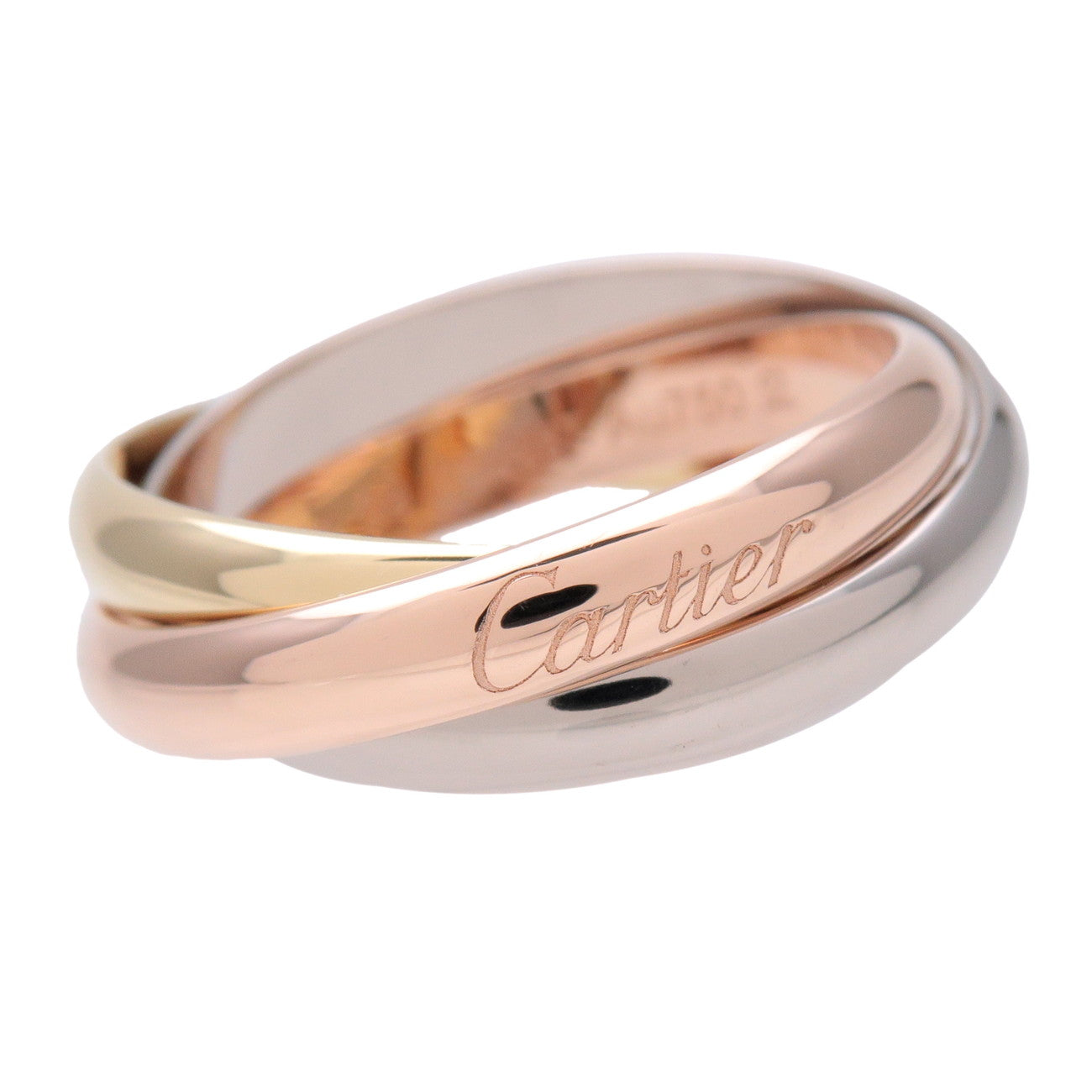 Cartier Trinity Ring MM K18 750YG/WG/PG Gold #59 US8.5 EU59 HK19