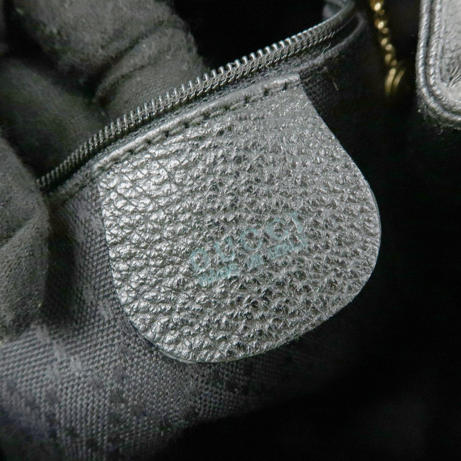 GUCCI Bamboo Suede Leather Backpack Rucksuck Black 003・2855・0043・0