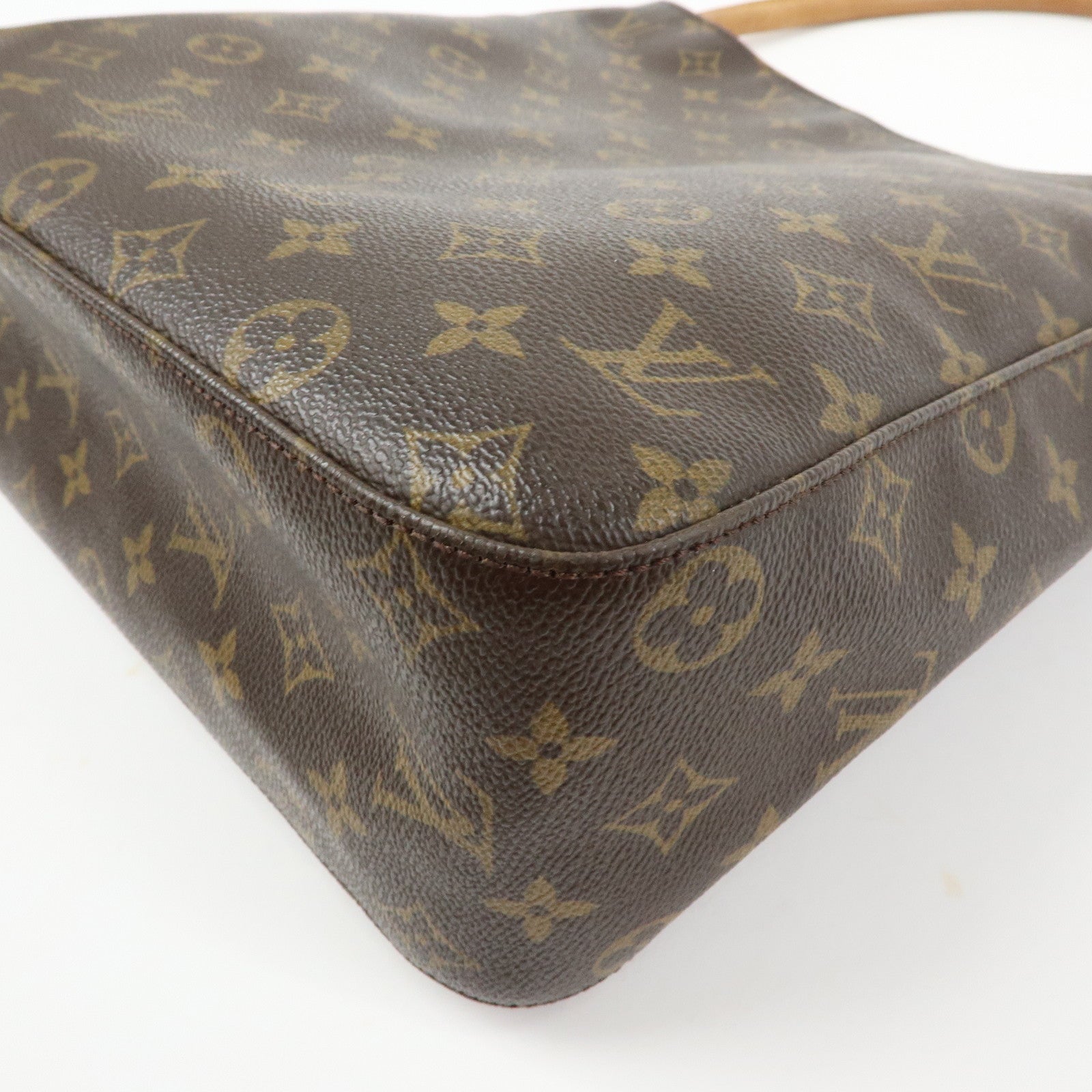Louis Vuitton Monogram Looping GM Shoulder Bag Brown M51145