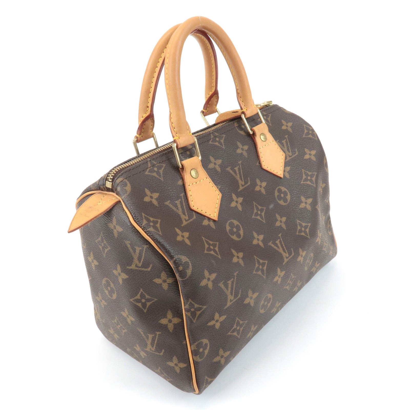 Louis Vuitton Monogram Speedy 25 Hand Bag Boston Bag M41528