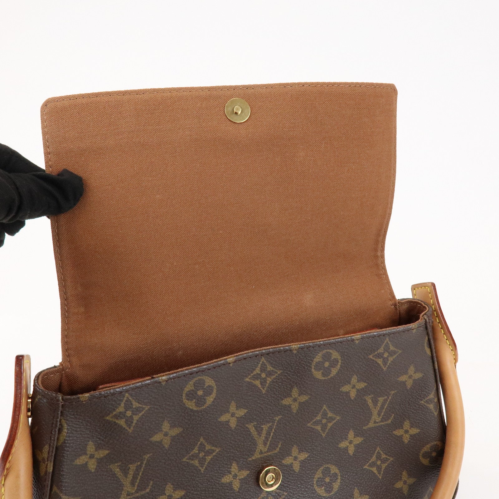 Louis Vuitton Monogram Mini Looping Shoulder Bag Brown M51147