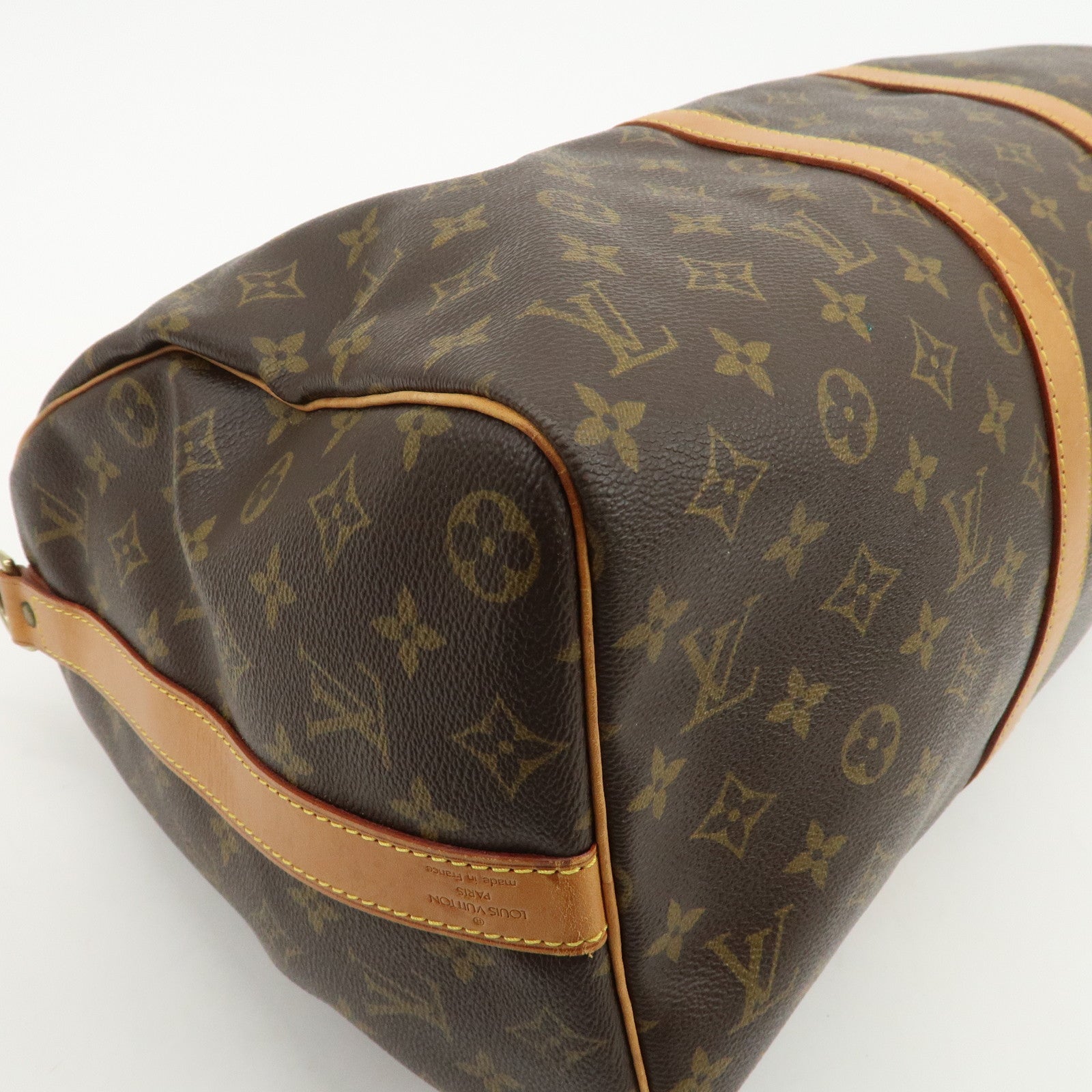Louis Vuitton Monogram Keep All 45 Bandouliere Boston Bag M41418