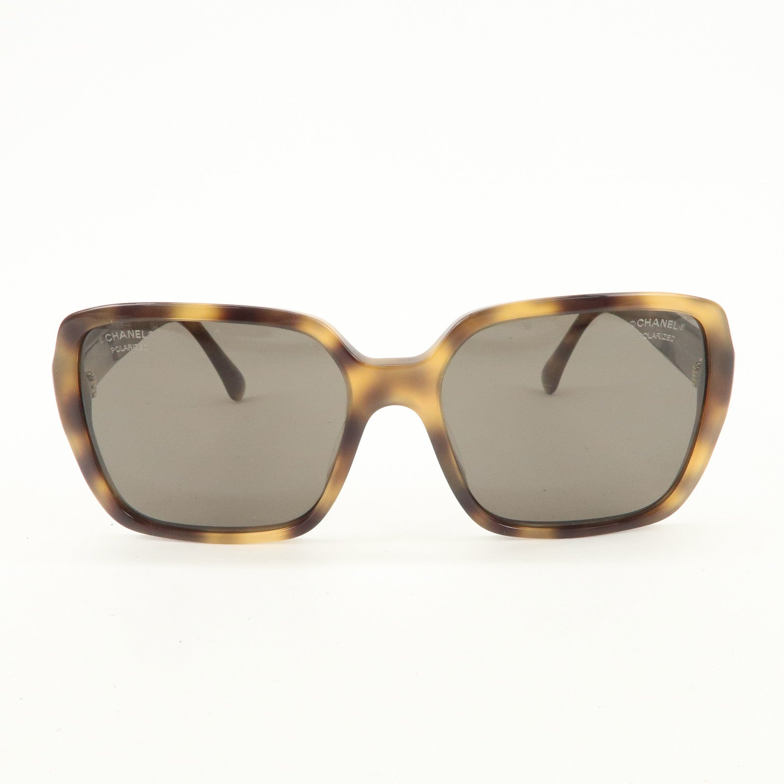 CHANEL Logo Plastic Sunglasses 5408-A c.1662/83 56□17 140 3P