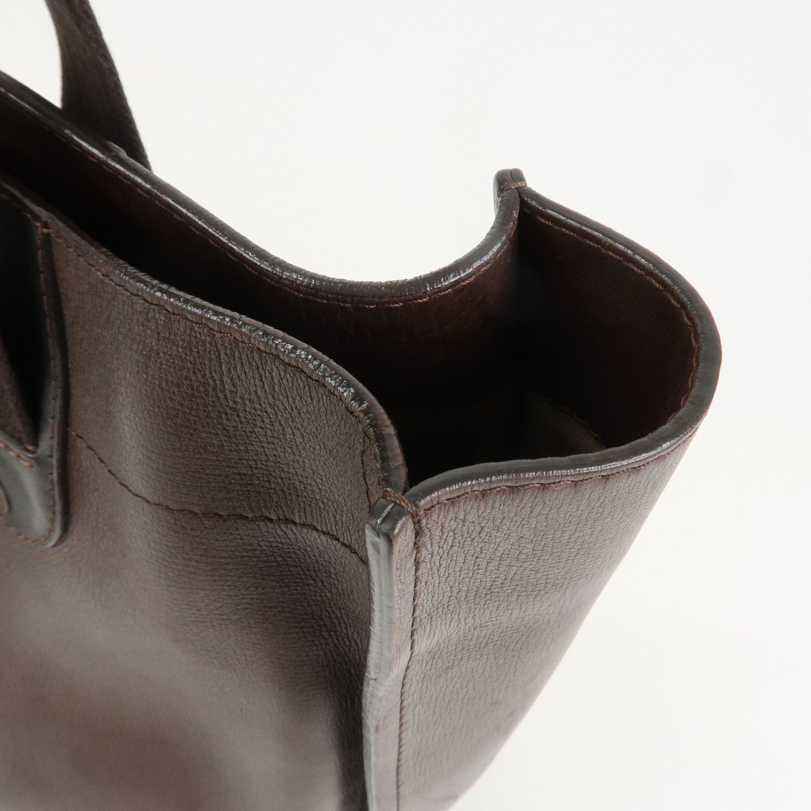 Louis Vuitton Mohican Calf Leather Tote Bag Brown Cafe M92531