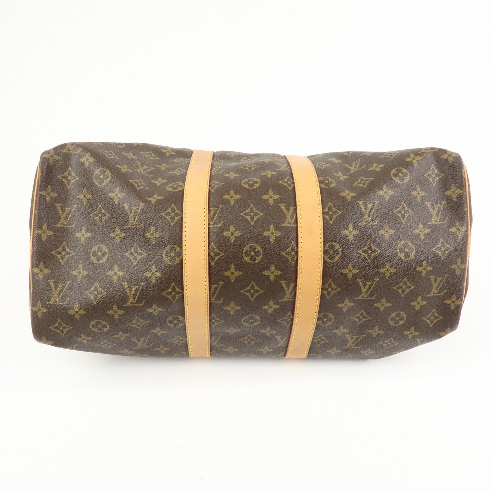 Louis Vuitton Monogram Keep All 45 Bandouliere Boston Bag M41418