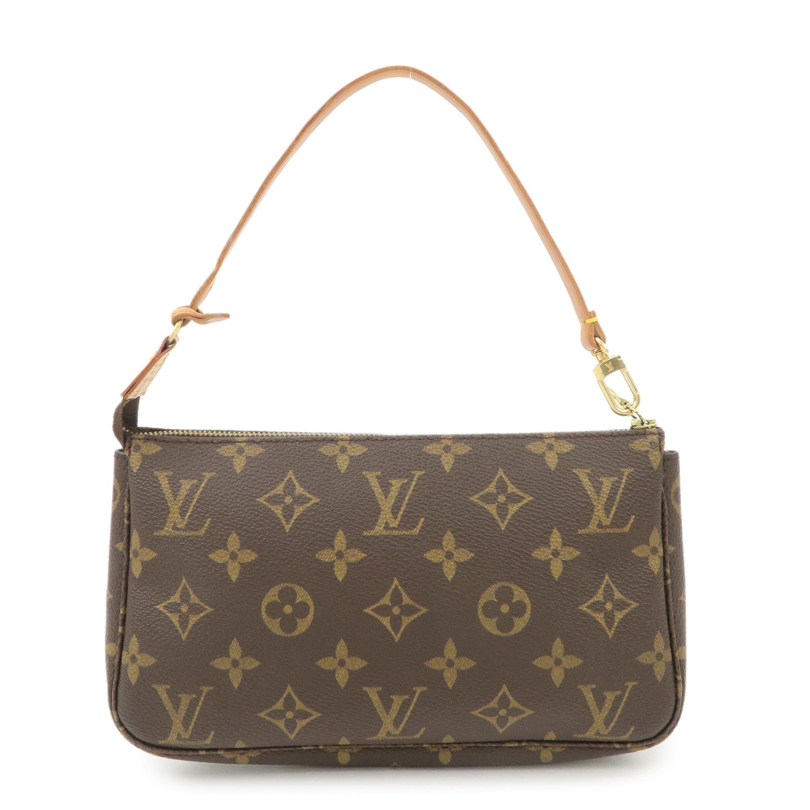 Louis Vuitton Monogram Pochette Accessoires Hand Bag Brown M51980