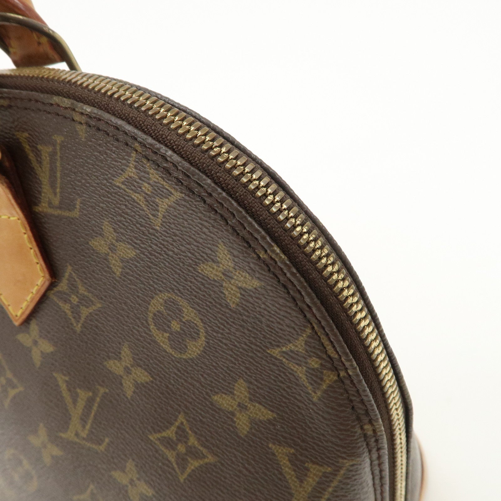 Louis Vuitton Monogram Alma Hand Bag Brown M51130 Used