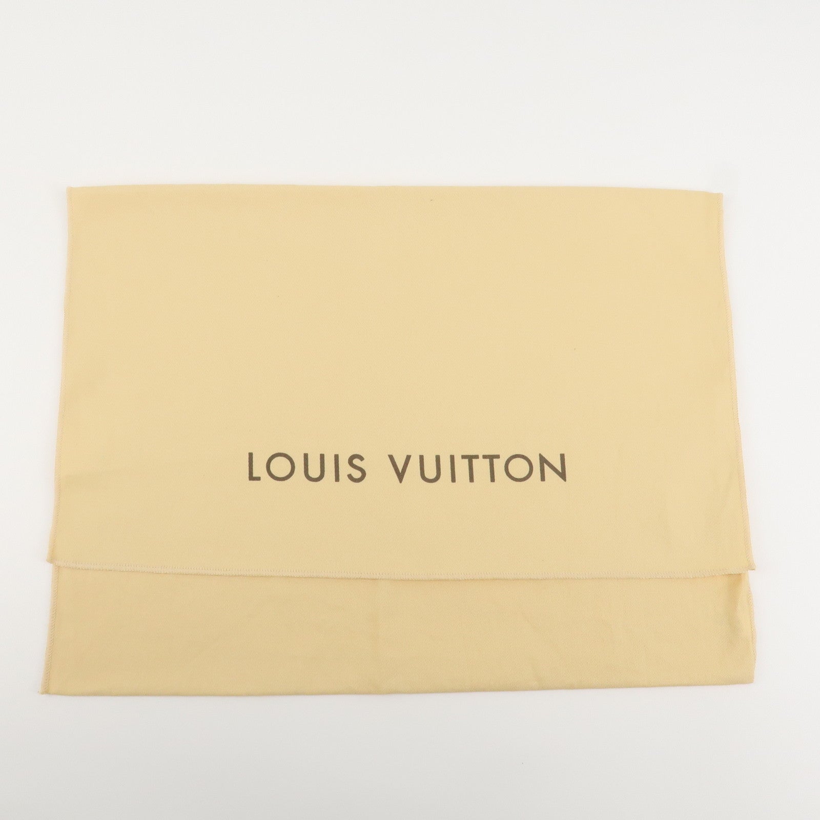 Louis Vuitton Set Of 10 Dust Bag Storage Bag Flap Style Beige Used