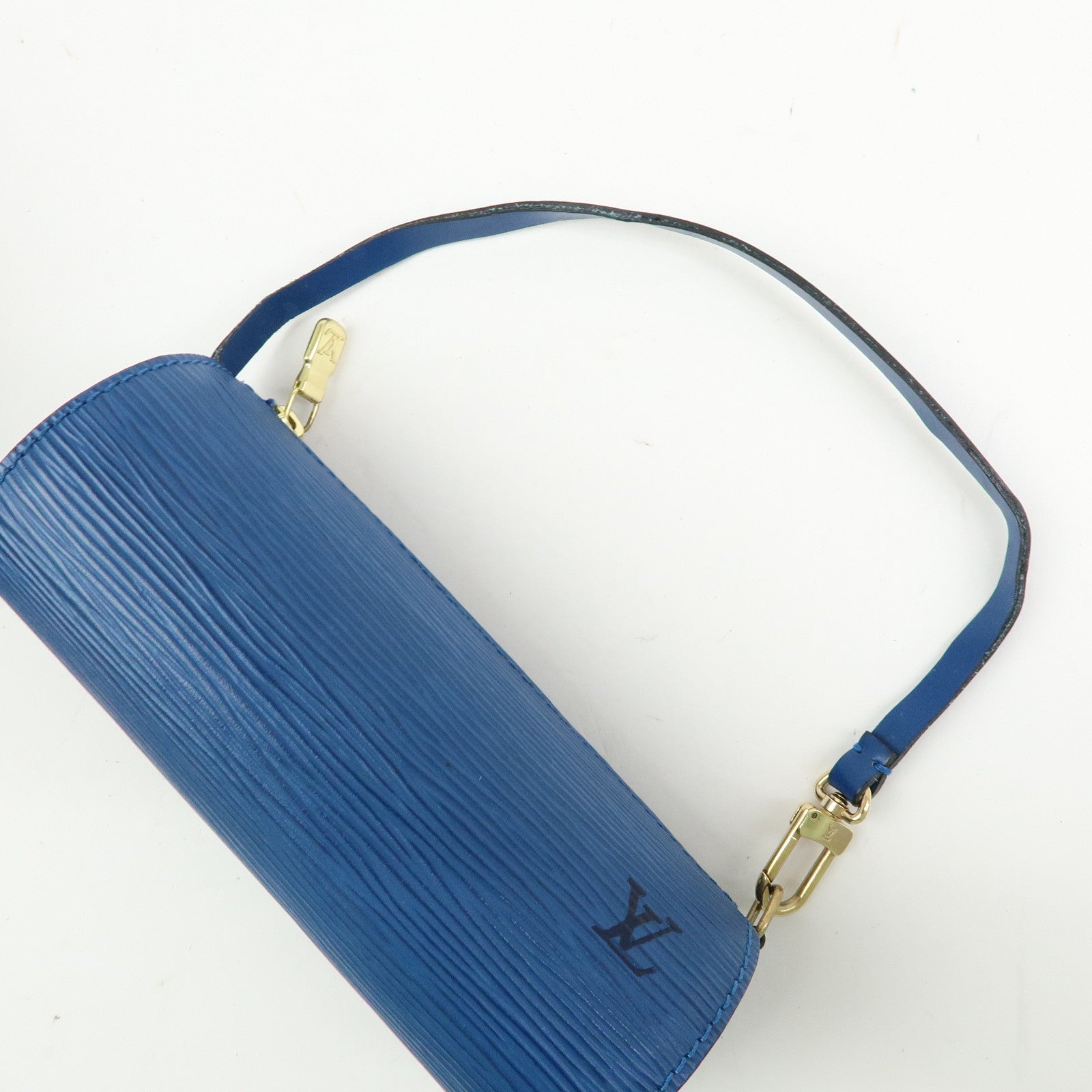 Louis Vuitton Epi Set of 2 Leather Soufflot Pouch Red Blue