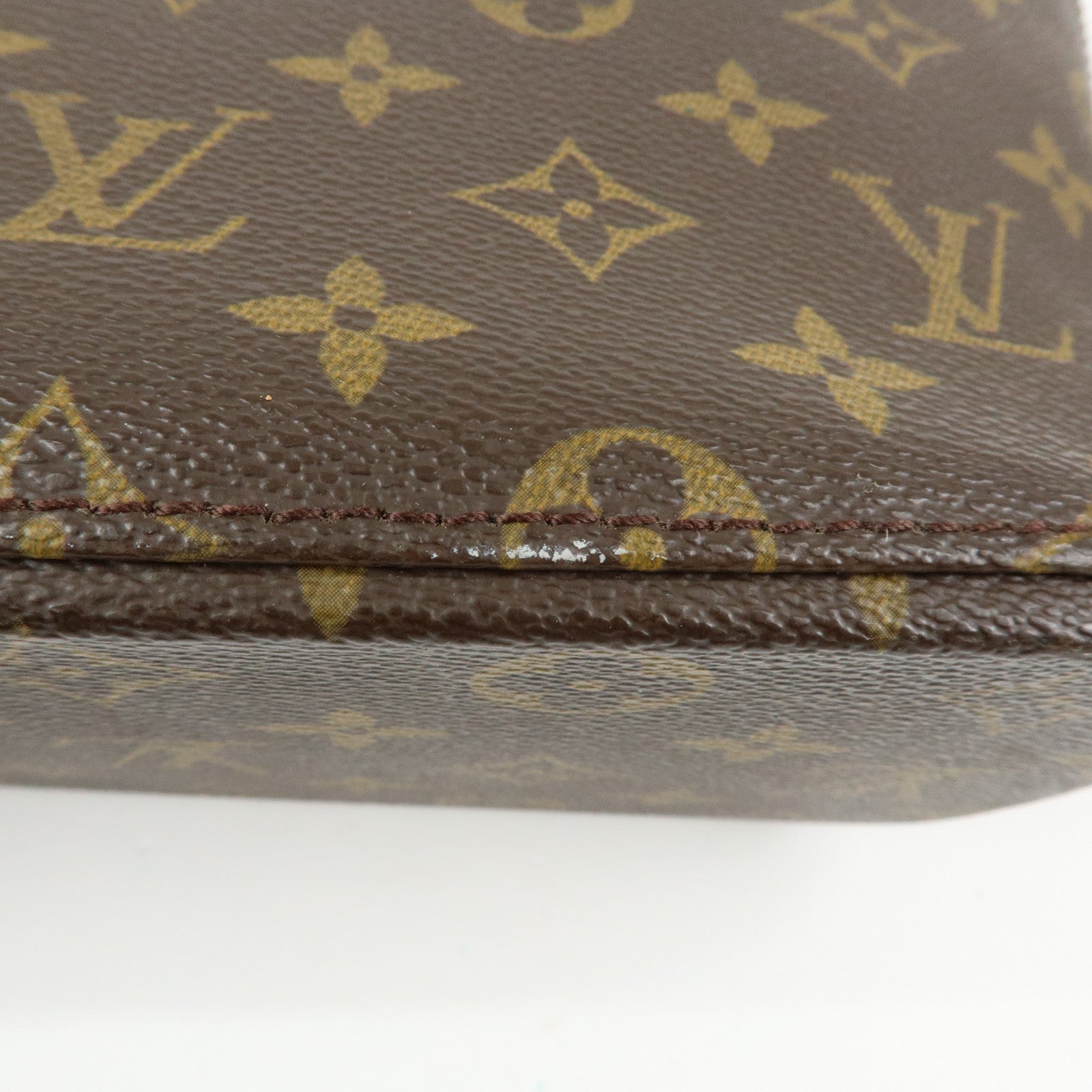 Louis Vuitton Monogram Vavin GM Cancas Tote Bag Brown M51170