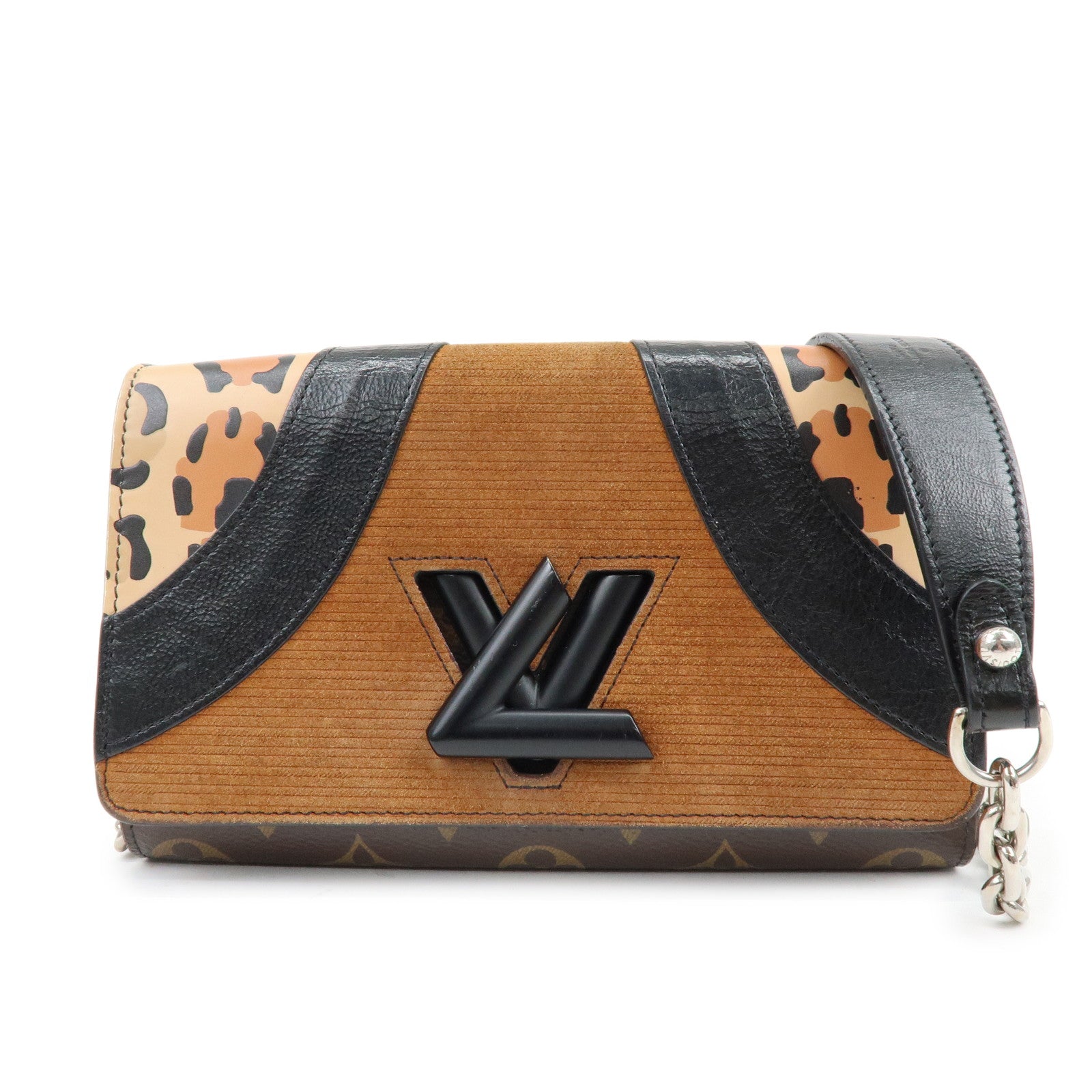 Louis Vuitton Monogram Portefeuille Twist Chain Shoulder Bag M51832