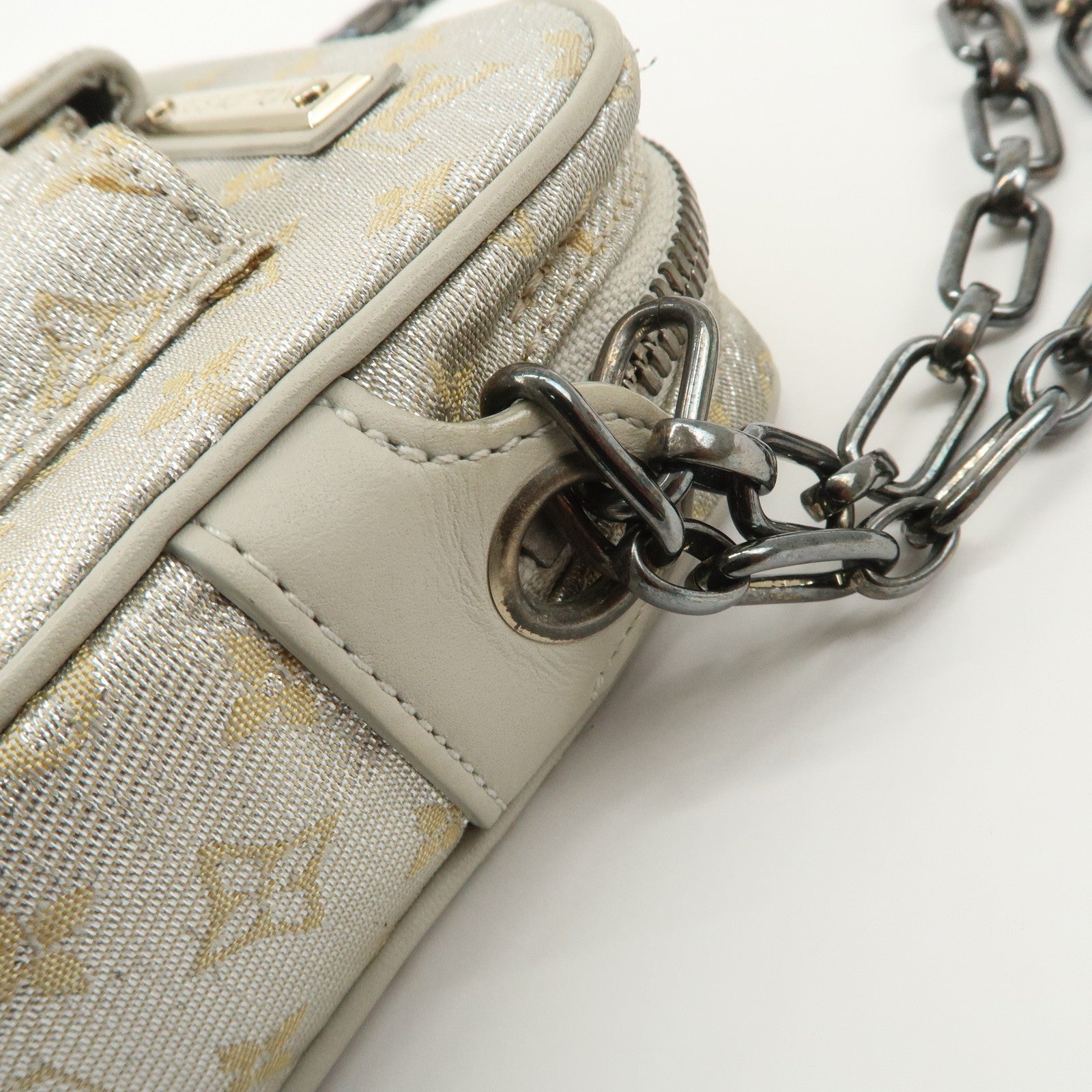 Louis Vuitton Monogram Shine Mackenna Chain Shoulder Bag M92362