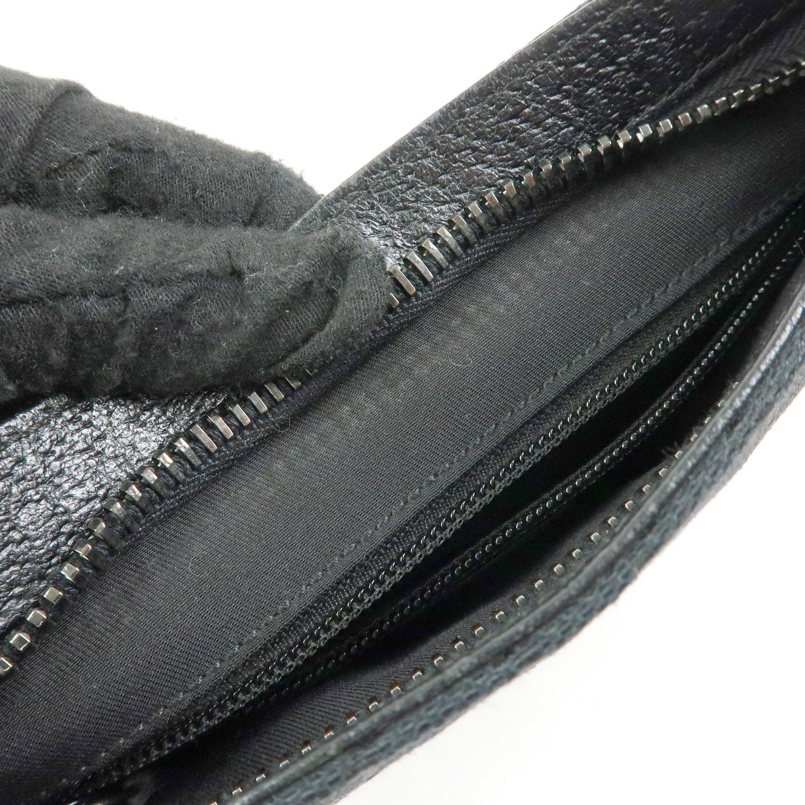 GUCCI GG Canvas Leather Shoulder Bag Crossbody Bag Black 122793