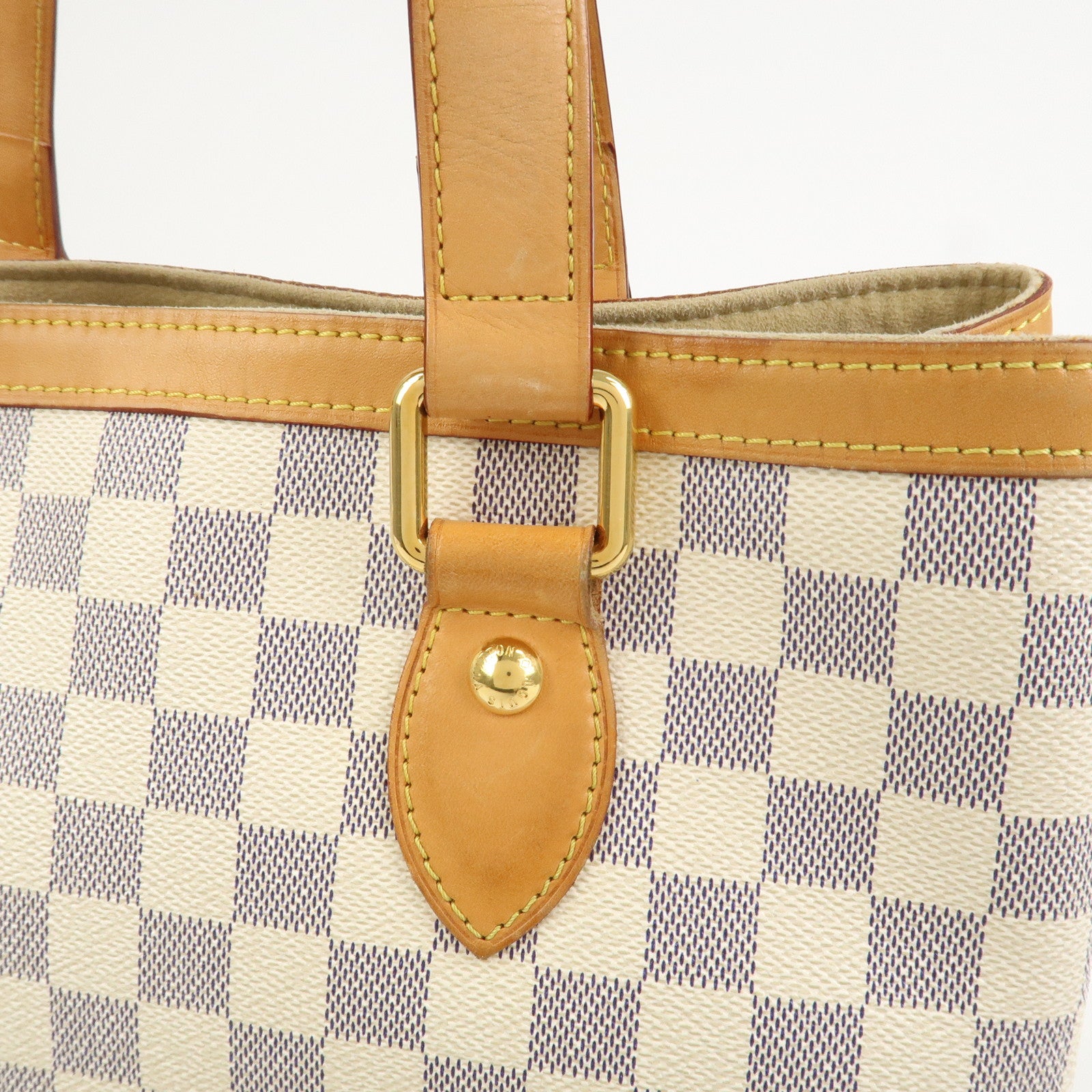 Louis Vuitton Damier Azur Hampstead PM Hand Bag Ivory N51207