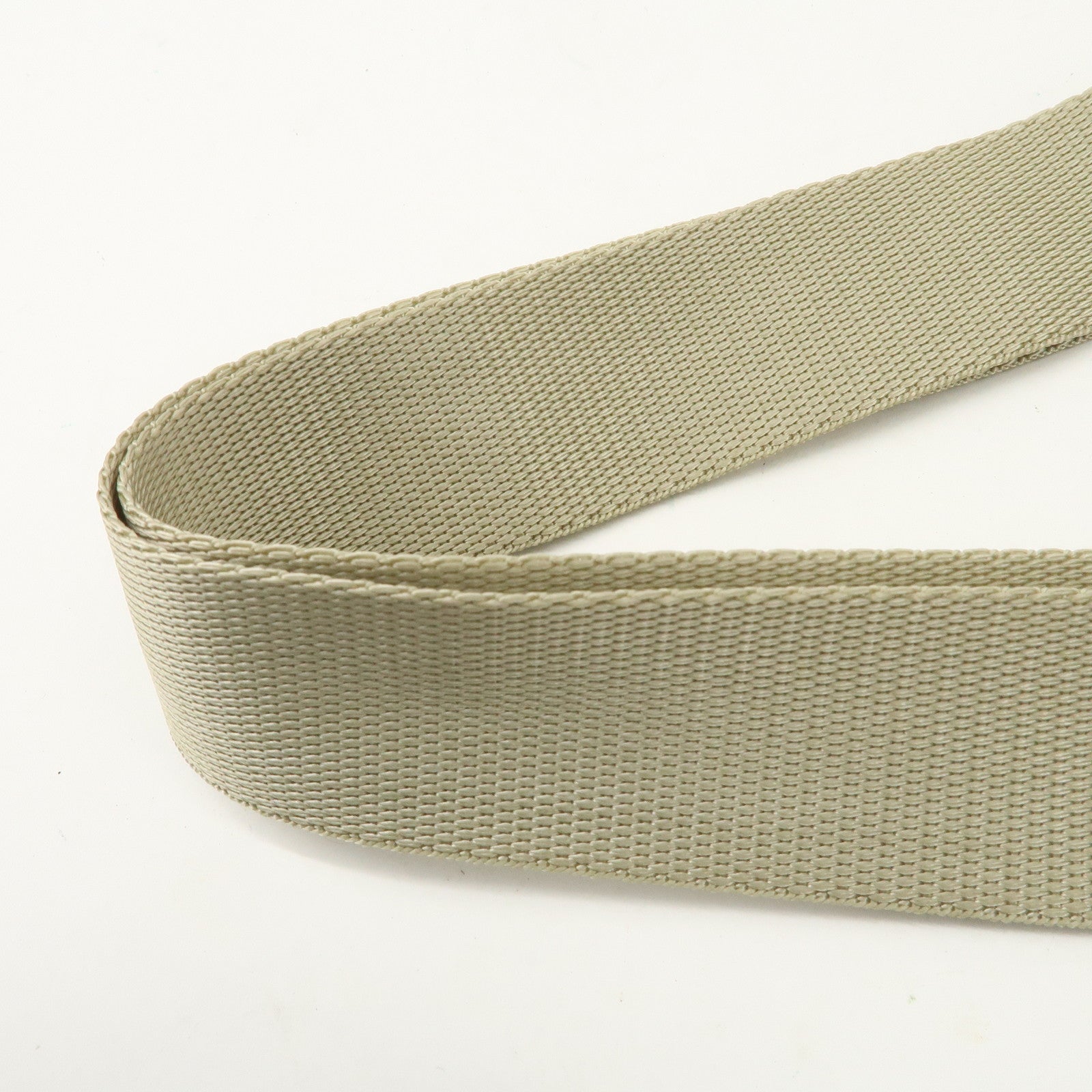 PRADA Triangle Logo Nylon Shoulder Bag Crossbody Bag Beige B7372 Used