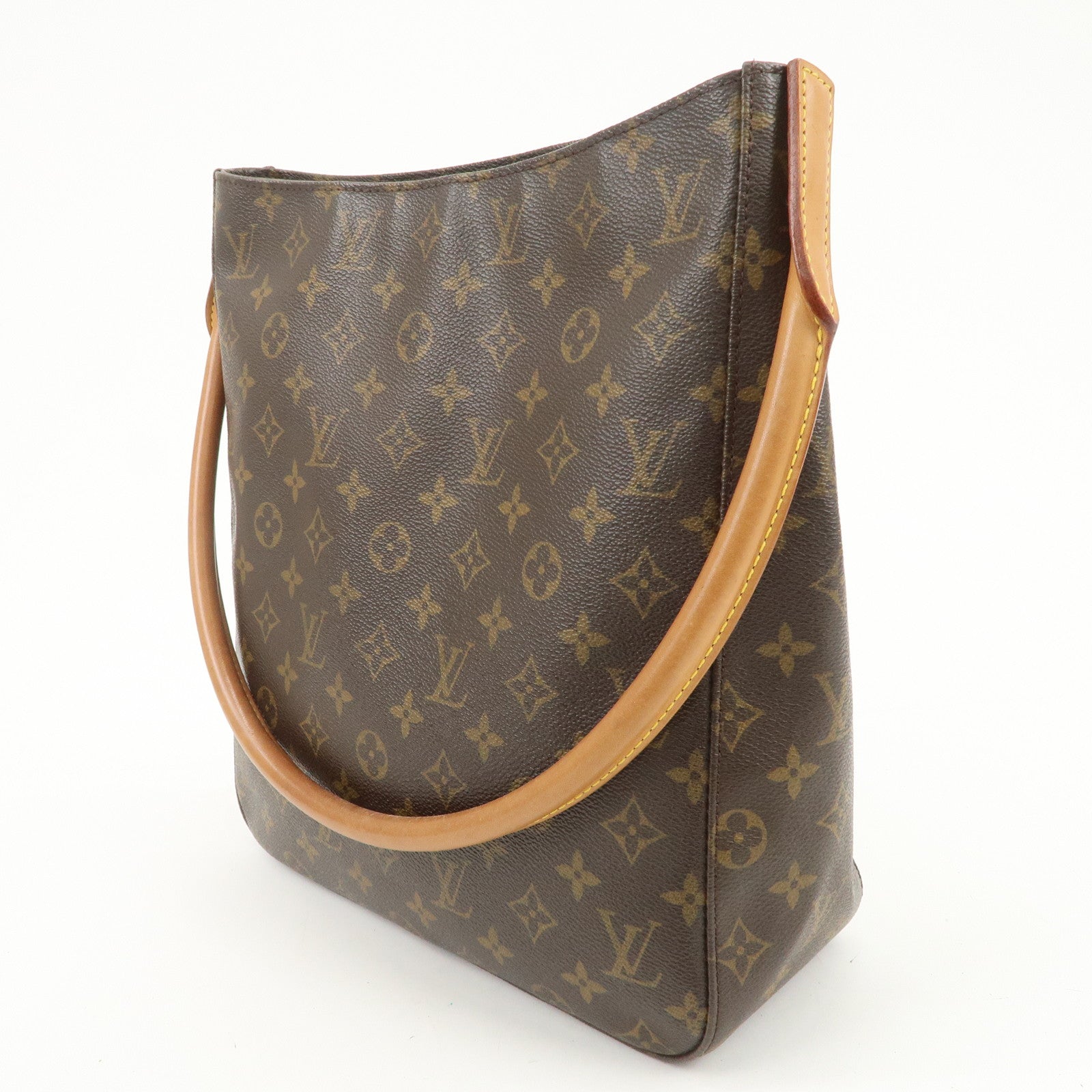 Louis Vuitton Monogram Looping GM Shoulder Bag Brown M51145