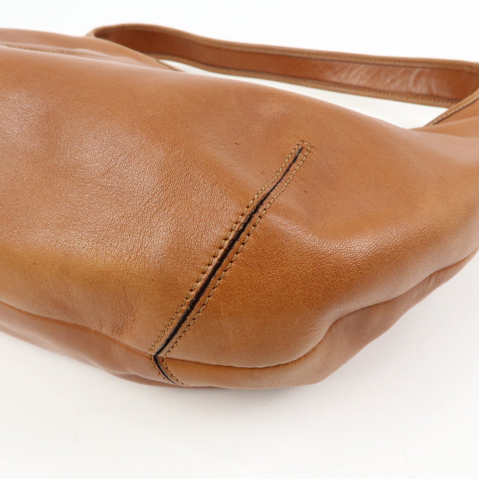 COACH Ergo Leather Shoulder Bag Hand Bag Camel