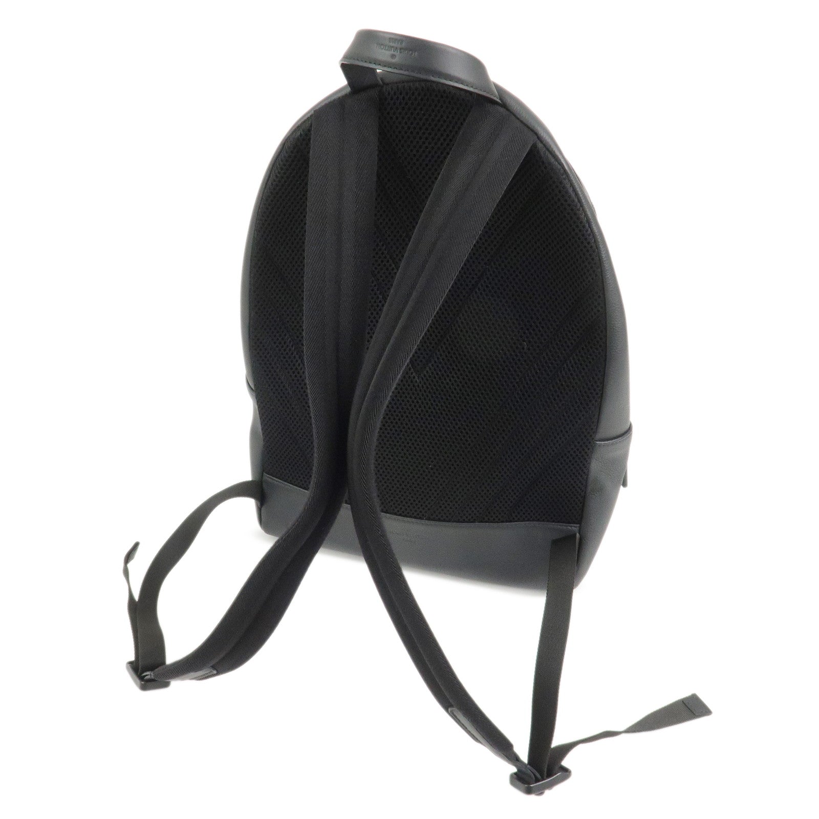 Louis Vuitton Aerogram Leather Takeoff Backpack Noir M57079