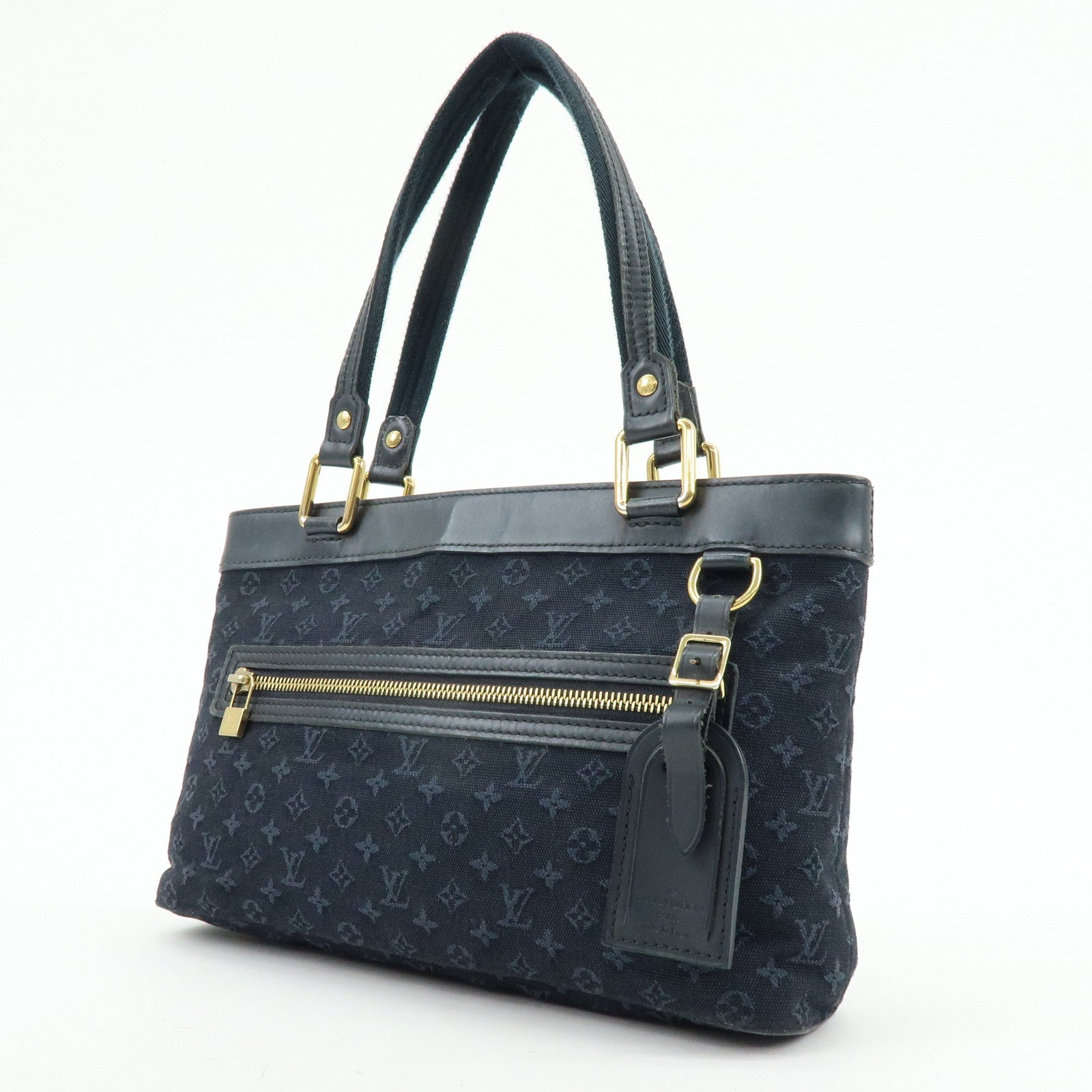 Louis Vuitton Monogram Mini Lucille PM Tote Bag TST Blue M92680