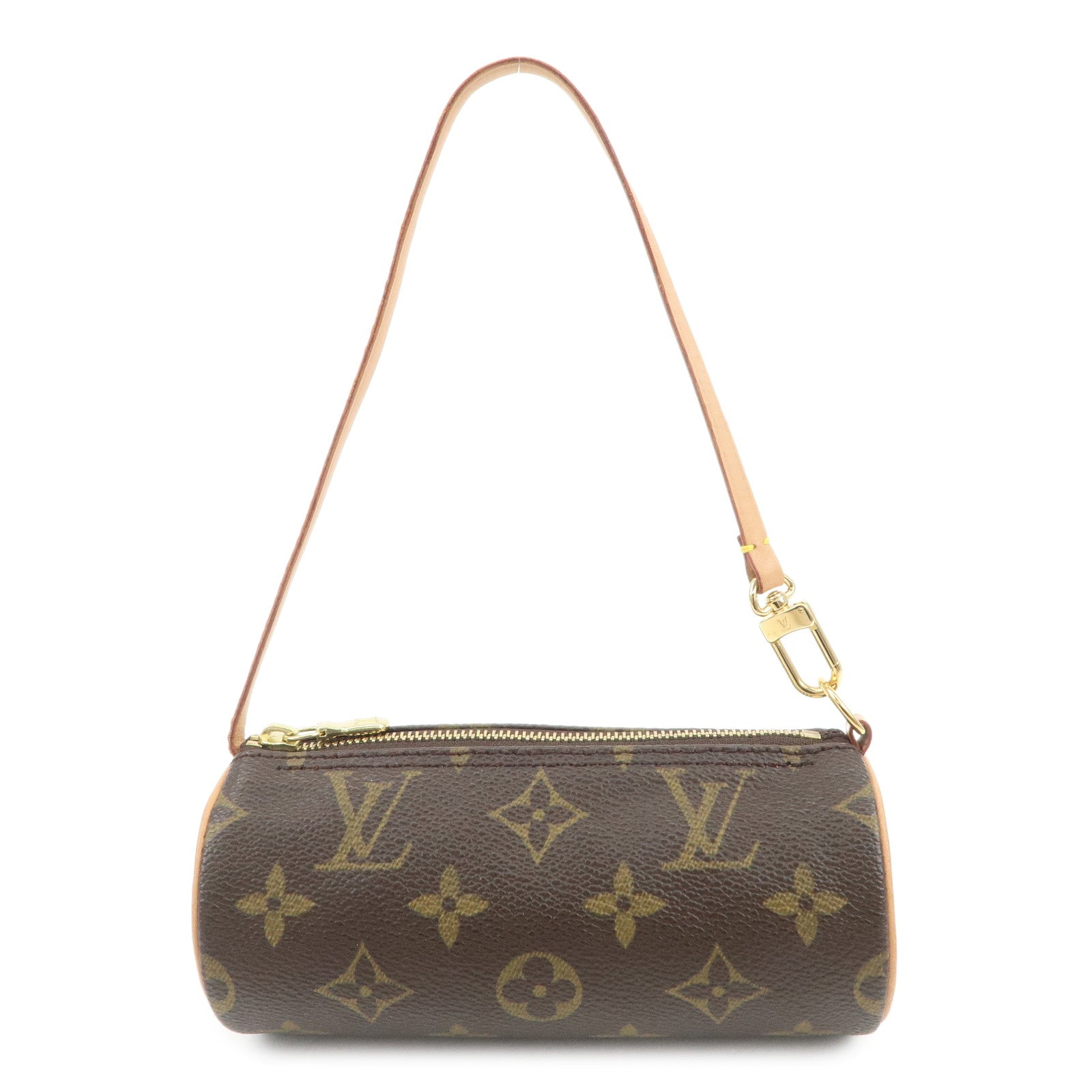 Louis Vuitton Monogram Mini Pouch for Papillon Bag New Style Brown
