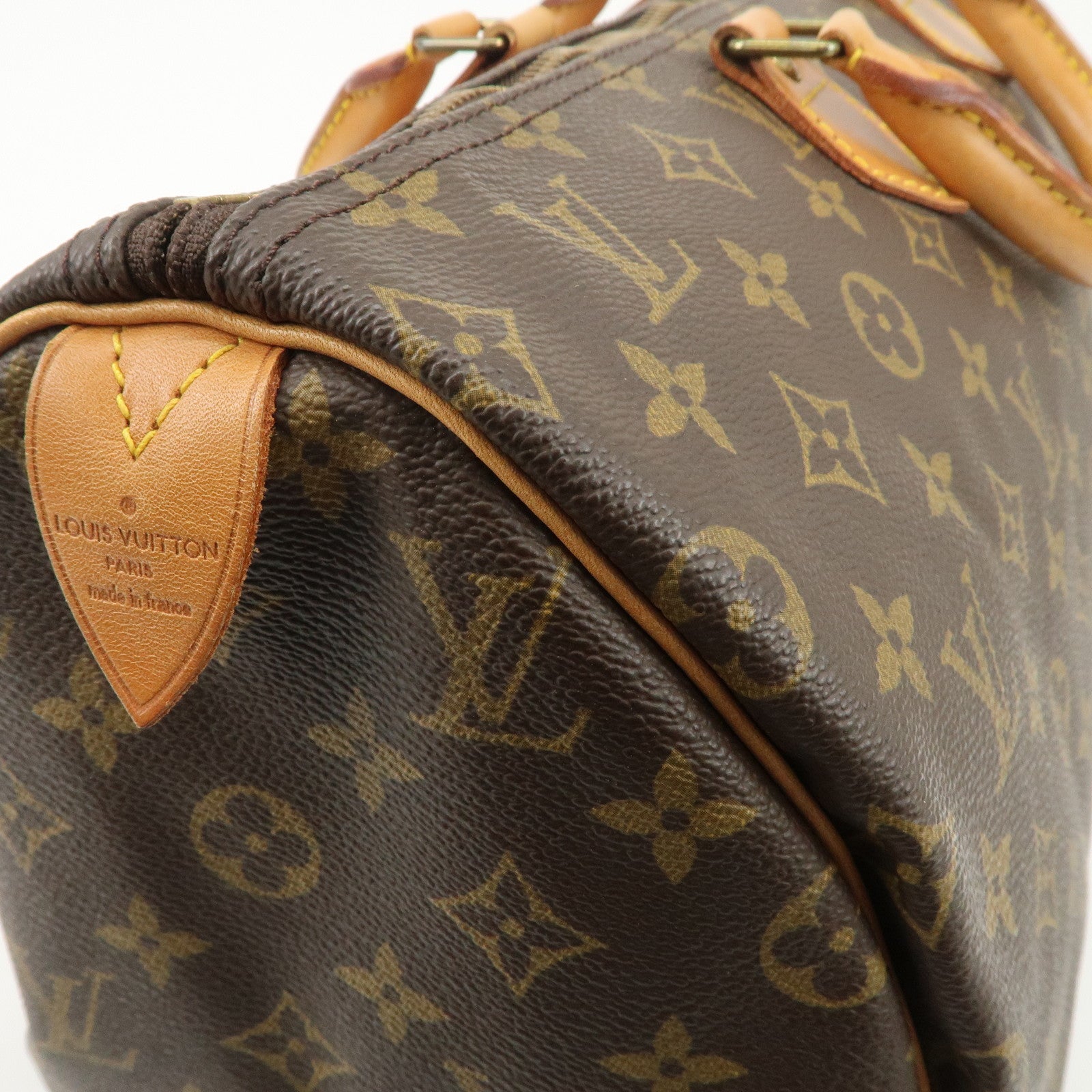 Louis Vuitton Monogram Speedy 40 Boston Bag Brown M41522