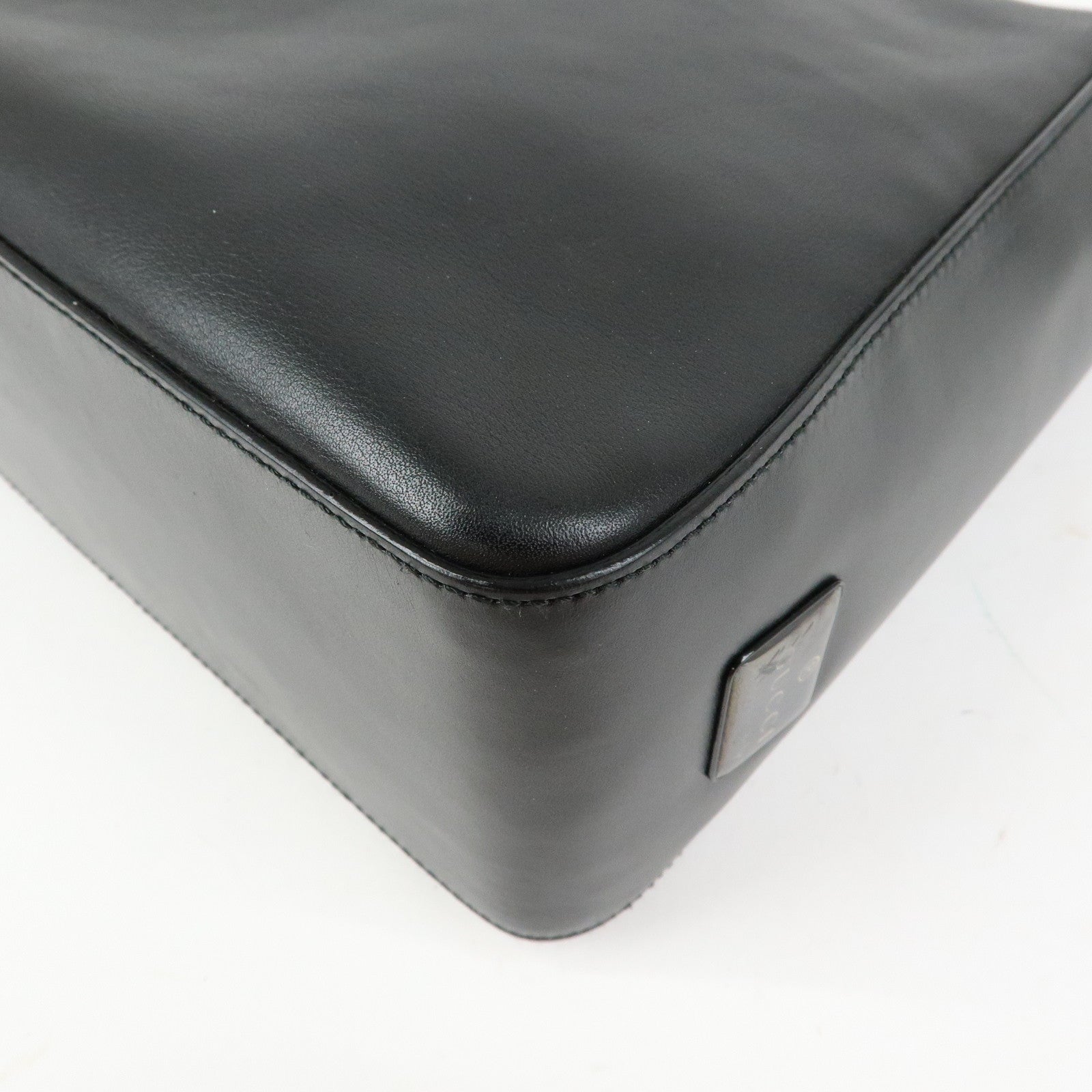 GUCCI Leather Shoulder Bag Hand Bag Black 001・3766