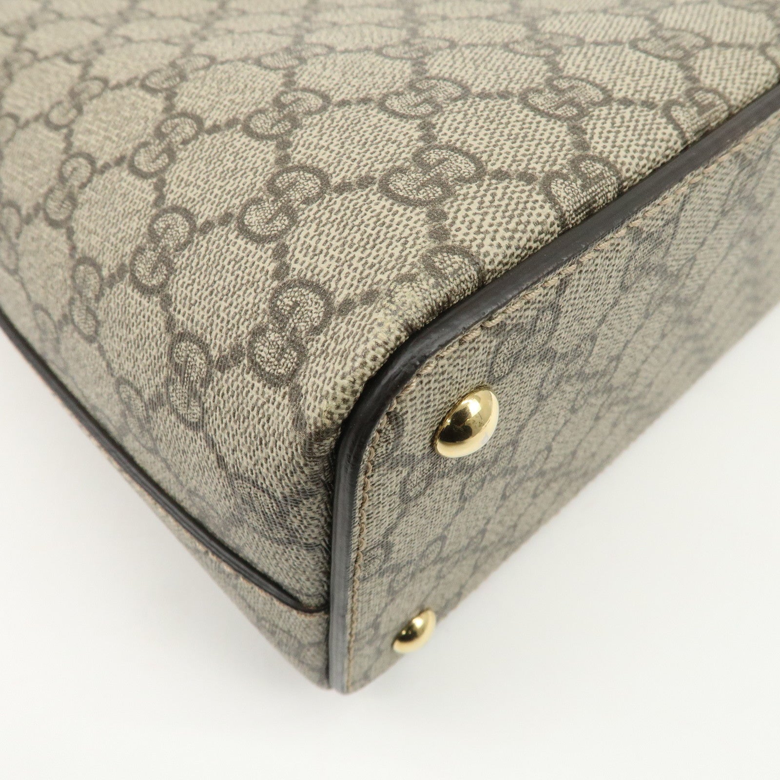 GUCCI GG Supreme GG Supreme 2WAY Bag Hand Bag Beige 409534