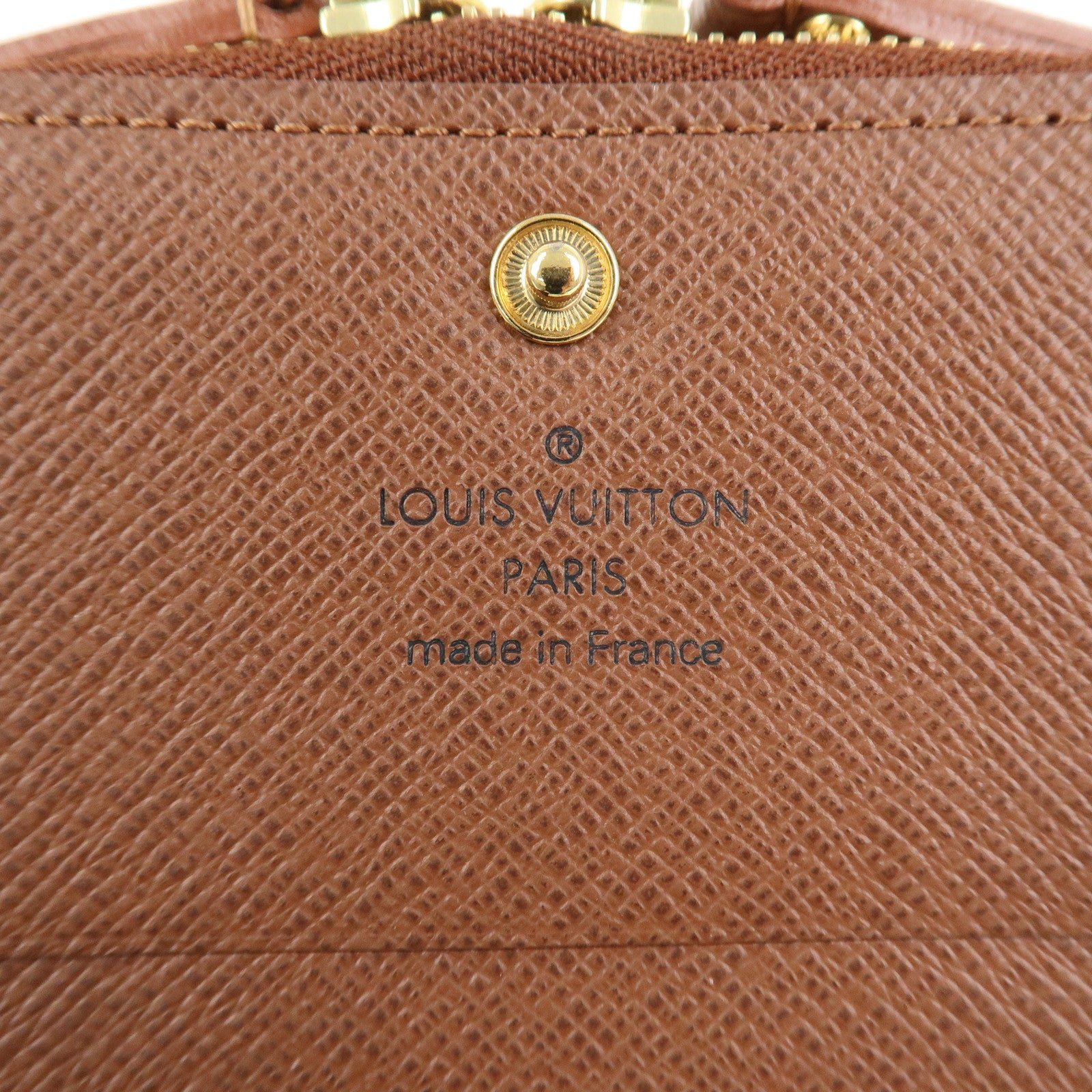 Louis Vuitton Monogram Portemonnaie Insolite Coin Case Brown M60192