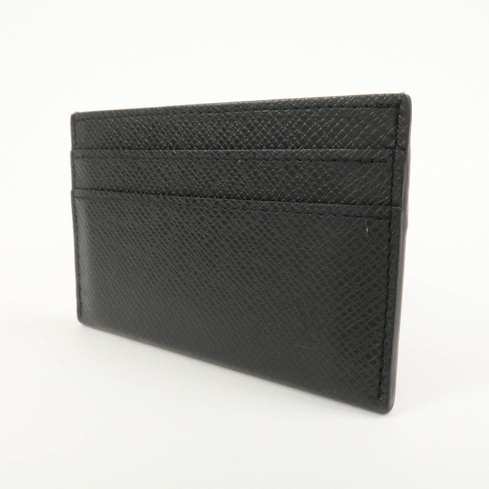 Louis Vuitton Taiga Porte Cartes Double Card Case Ardoise M32730