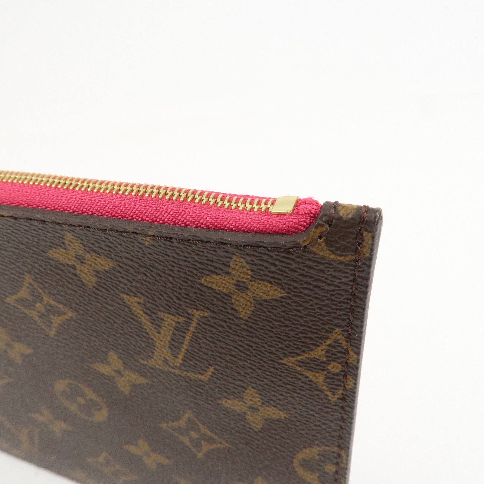 Louis Vuitton Monogram Canvas Neverfull GM Pouch Brown