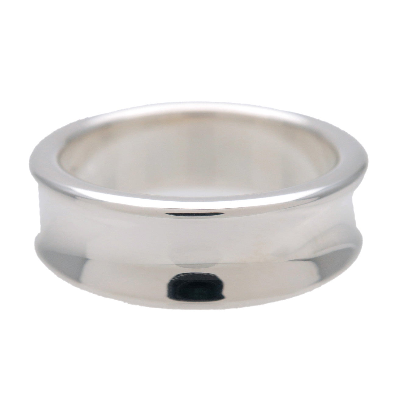 Tiffany & Co 1837 Narrow Ring Medium SV925 Silver US7.5 EU55 HK16