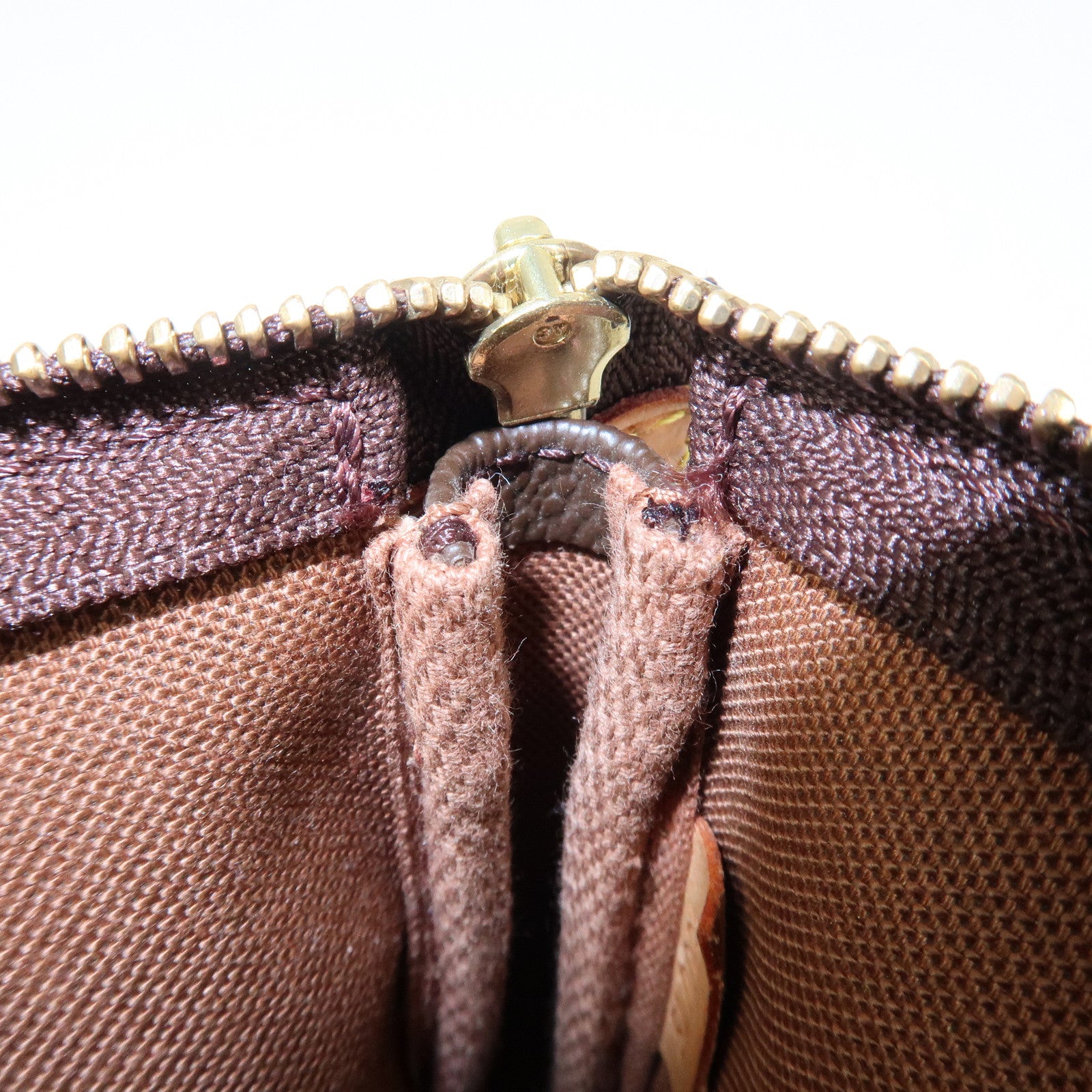 Louis Vuitton Monogram Pochette Accessoires Hand Bag M51980 Used