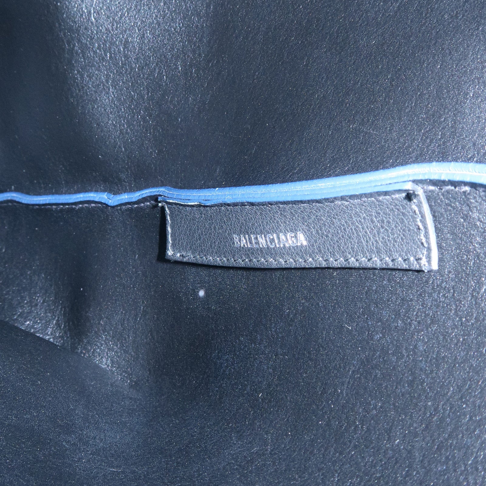 BALENCIAGA Everyday S Tote Bag Shoulder Bag Blue 475199