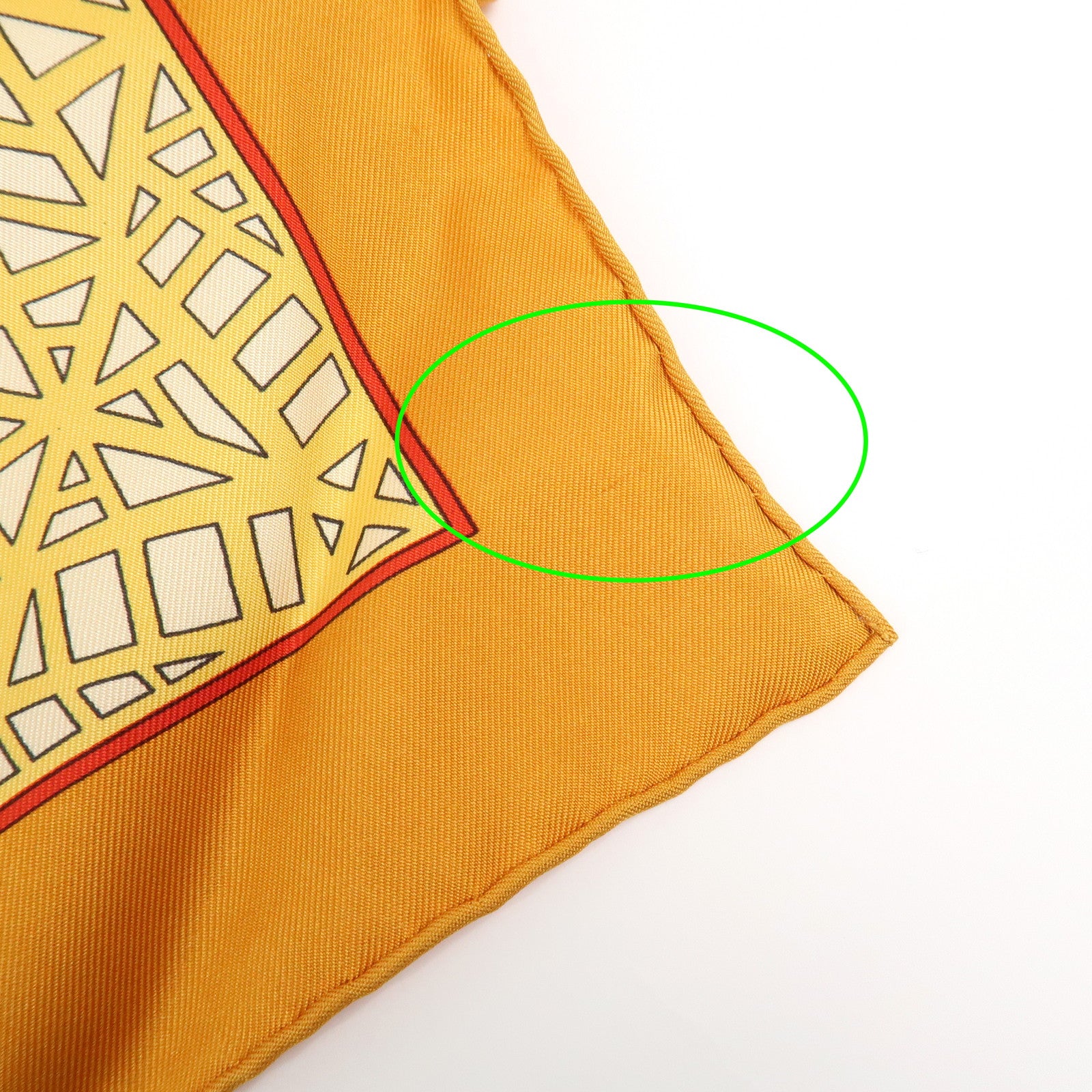 HERMES Carre 90 Silk 100% Scarf LES BALLETS RUSSES Orange