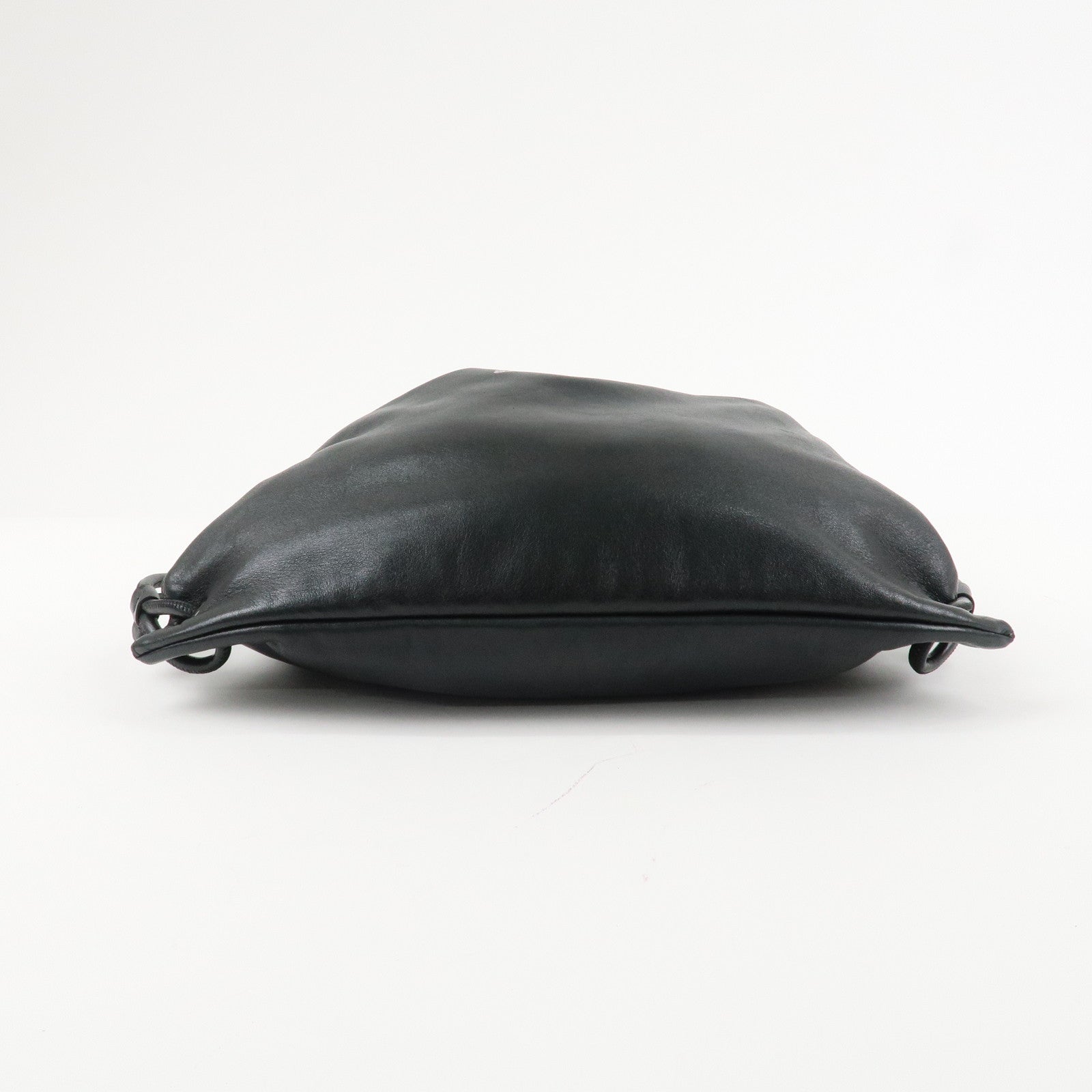 SAINT LAURENT PARIS Leather BackPack Rucksack Black Used