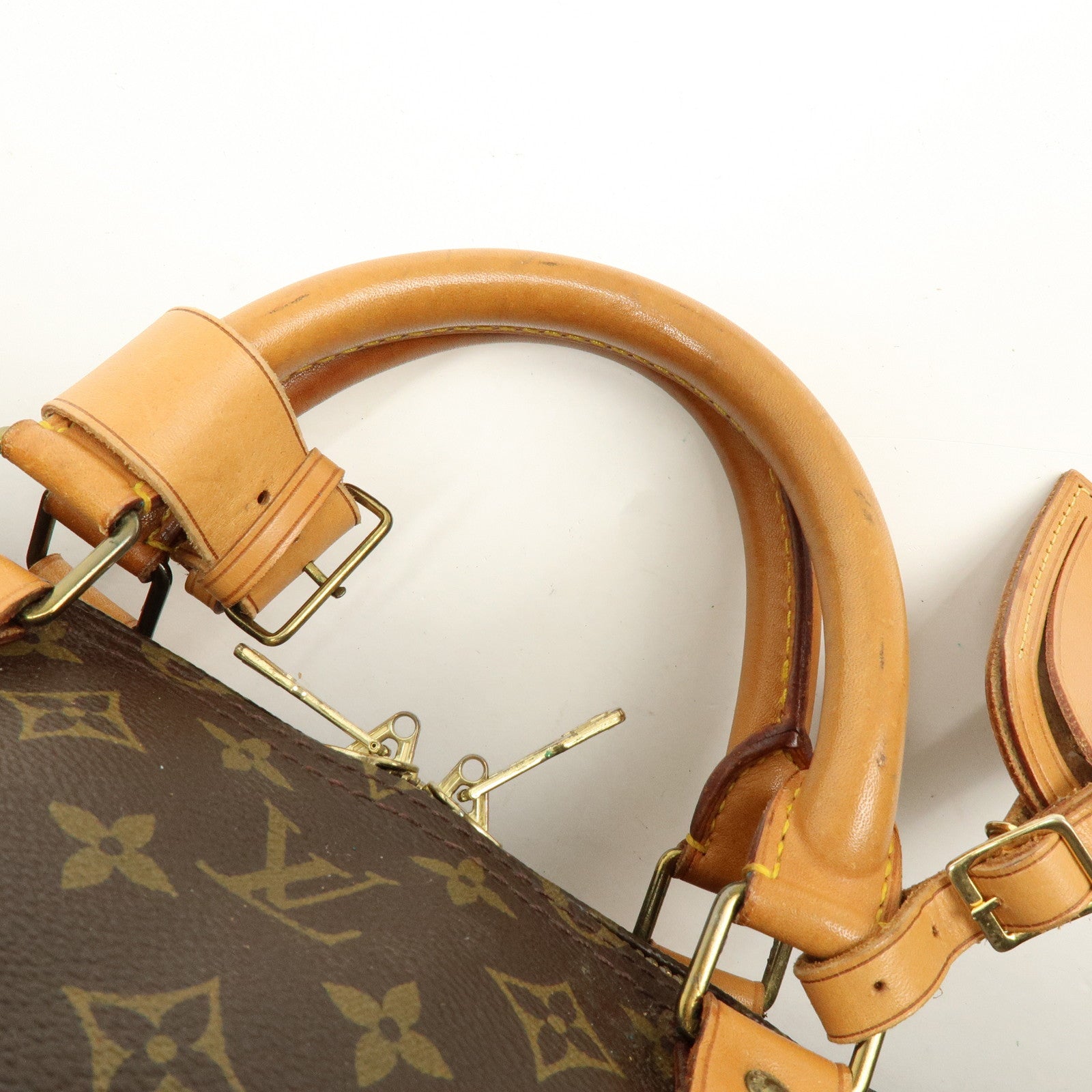 Louis Vuitton Monogram Keep All Bandouliere 60 Boston Bag M41412
