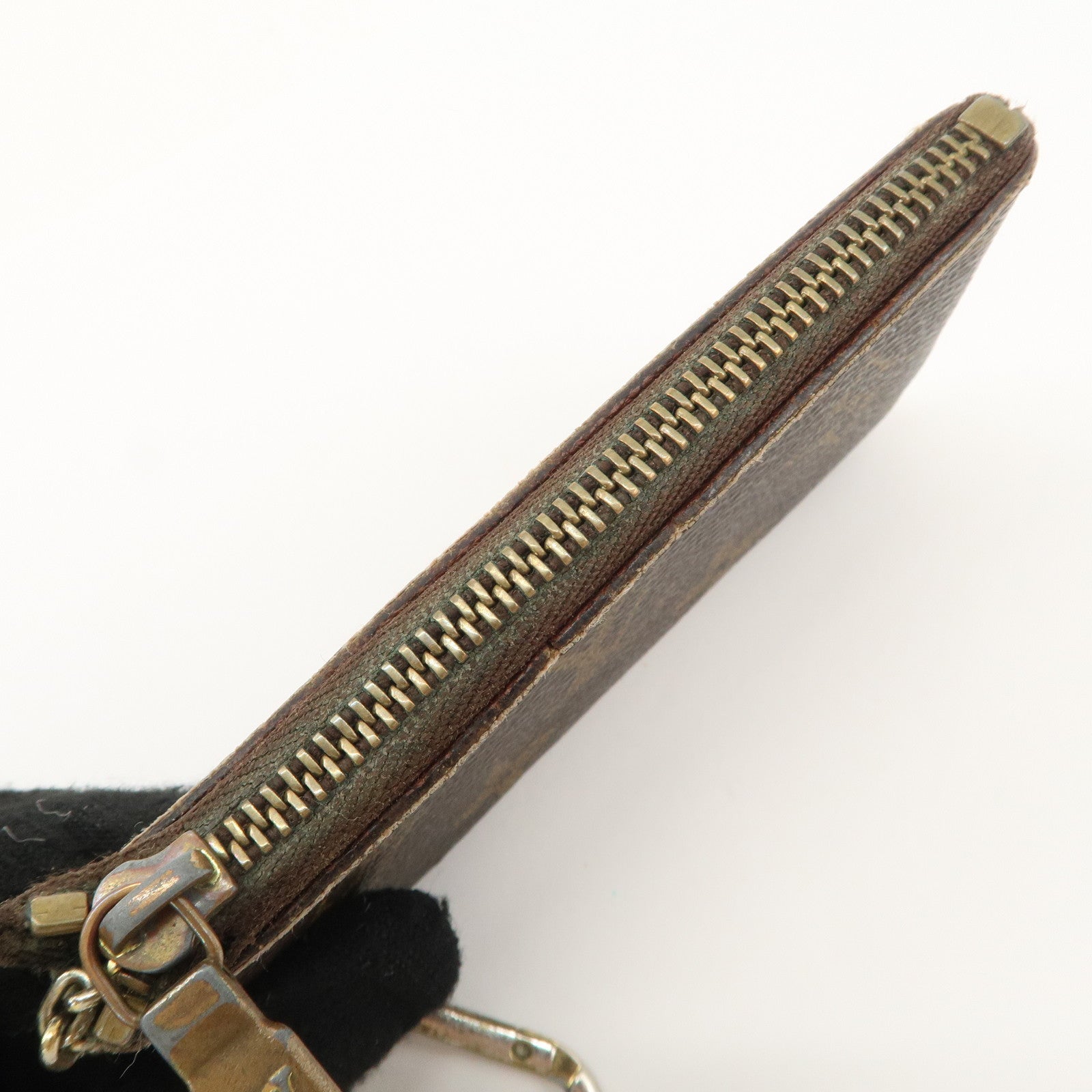 Louis Vuitton Monogram Set of 3 Coin Case M62650 M61970 Used