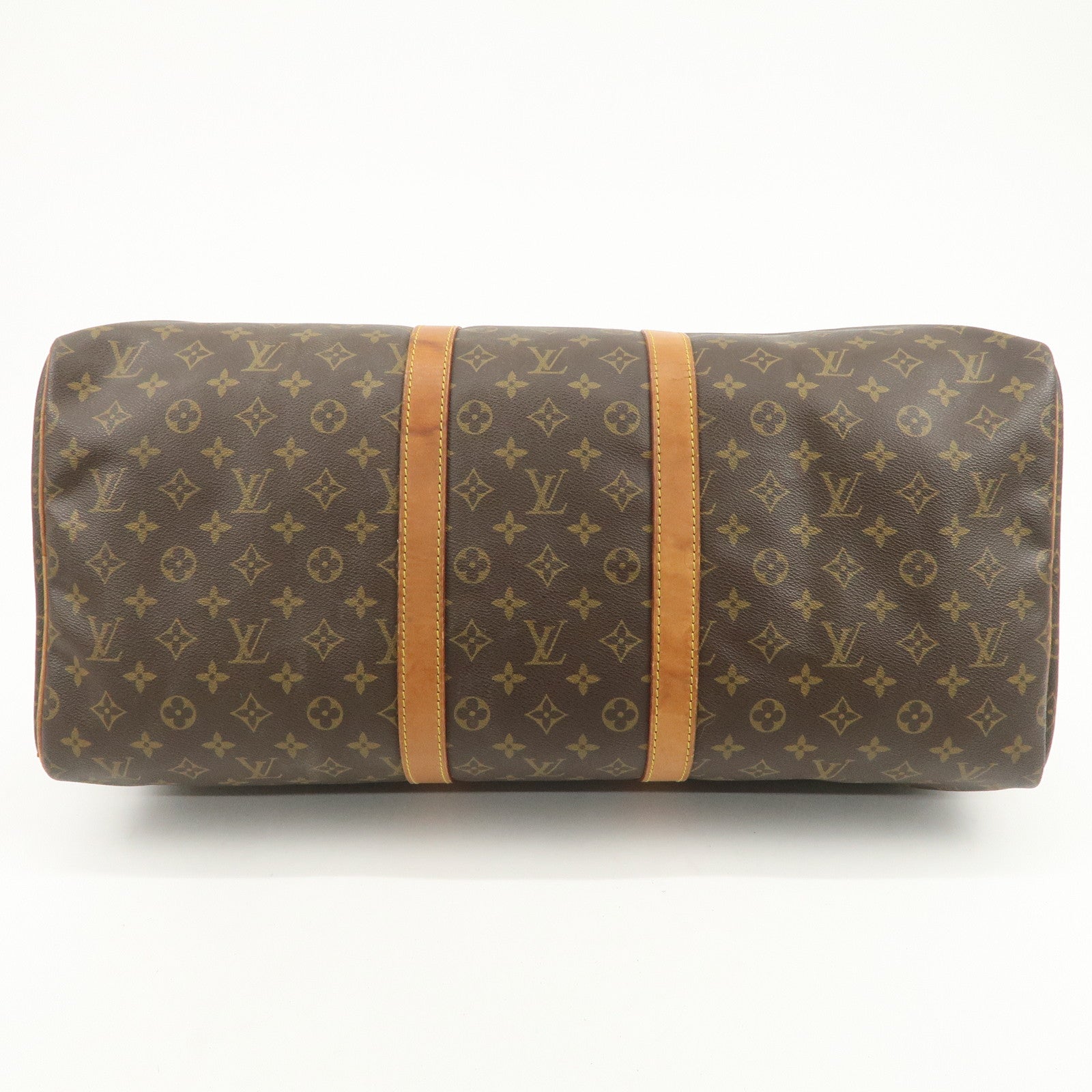 Louis Vuitton Monogram Keep All 55 Boston Bag Brown M41424