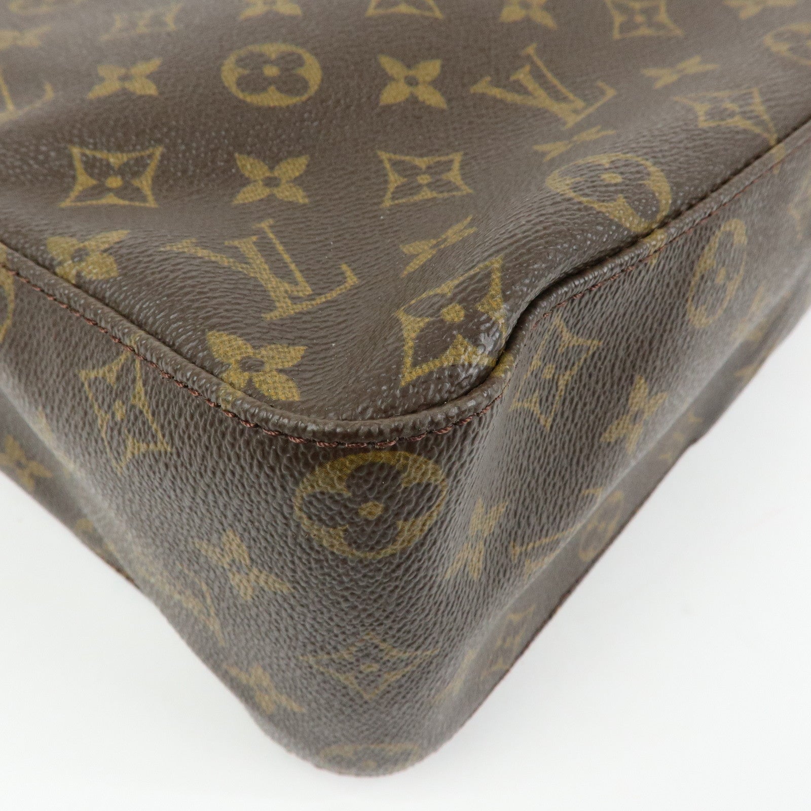 Louis Vuitton Monogram Looping GM Shoulder Bag Brown M51145