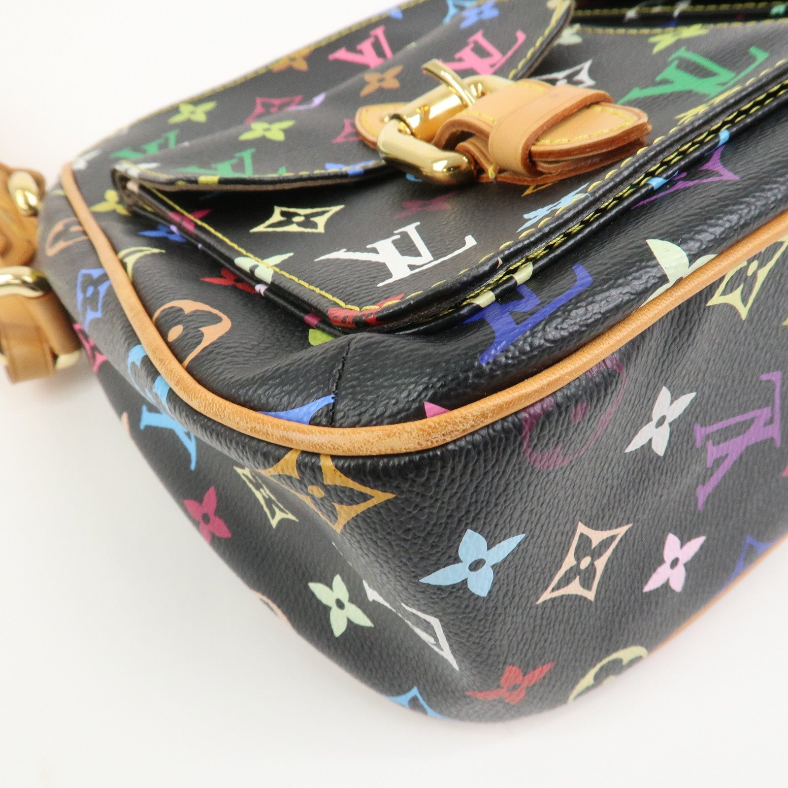 Louis Vuitton Monogram Lodge GM Shoulder Bag Multicolor Noir M40052