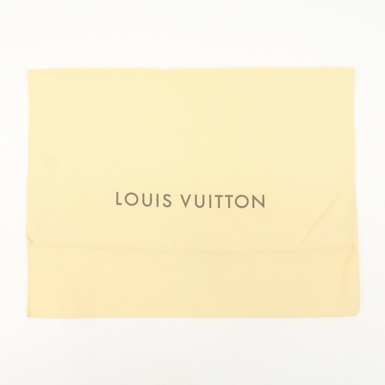 Louis Vuitton Set Of 10 Dust Bag Storage Bag Flap Style Beige