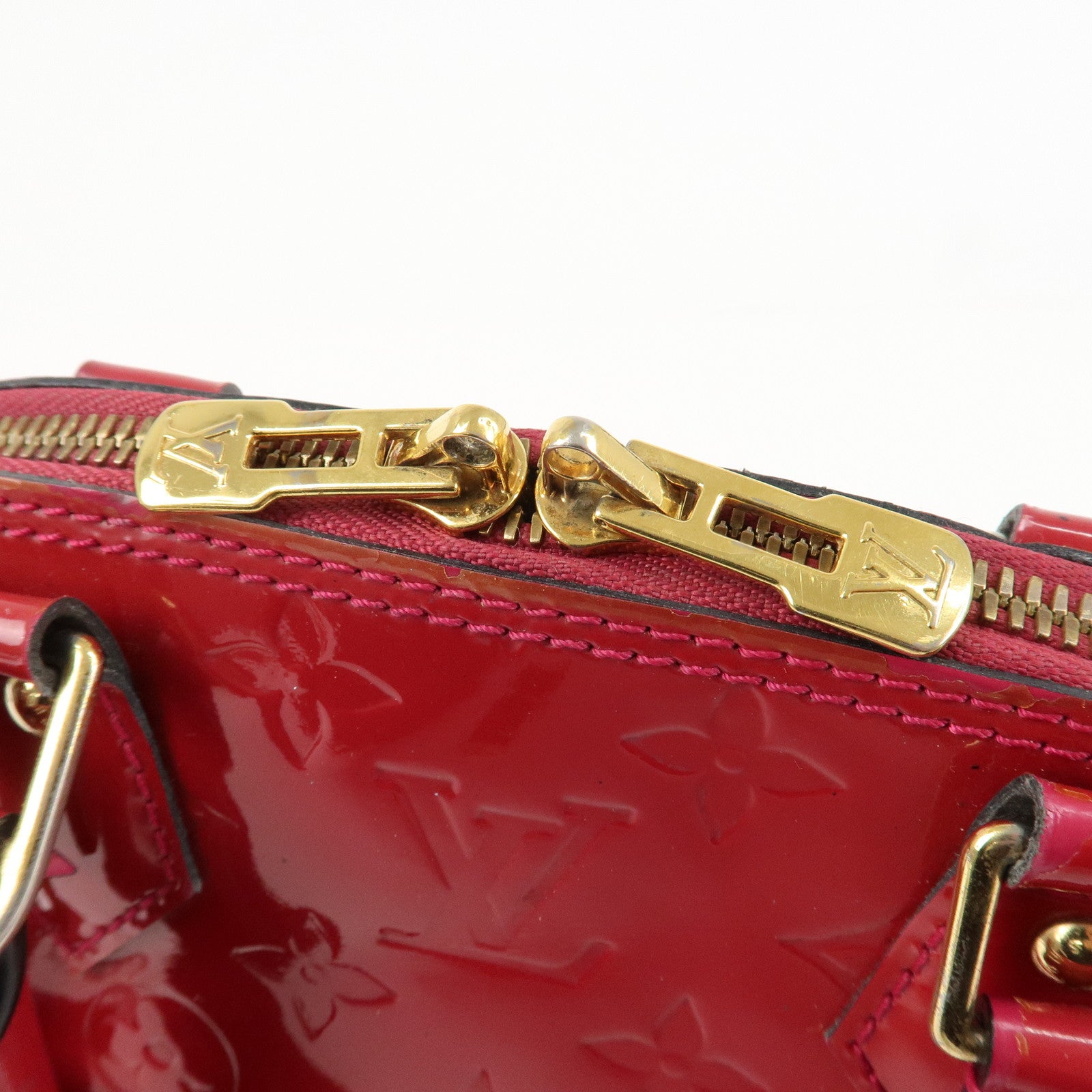 Louis Vuitton Monogram Vernis Alma BB 2Way Bag Rose Indien M91771 Used